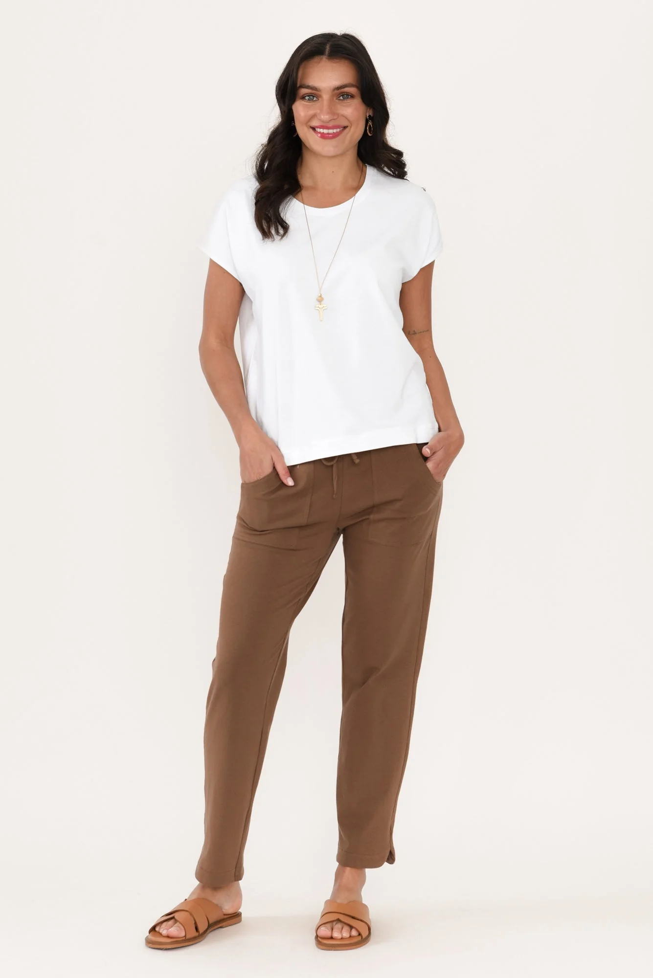 Eddie White Cotton Tee - Image 6