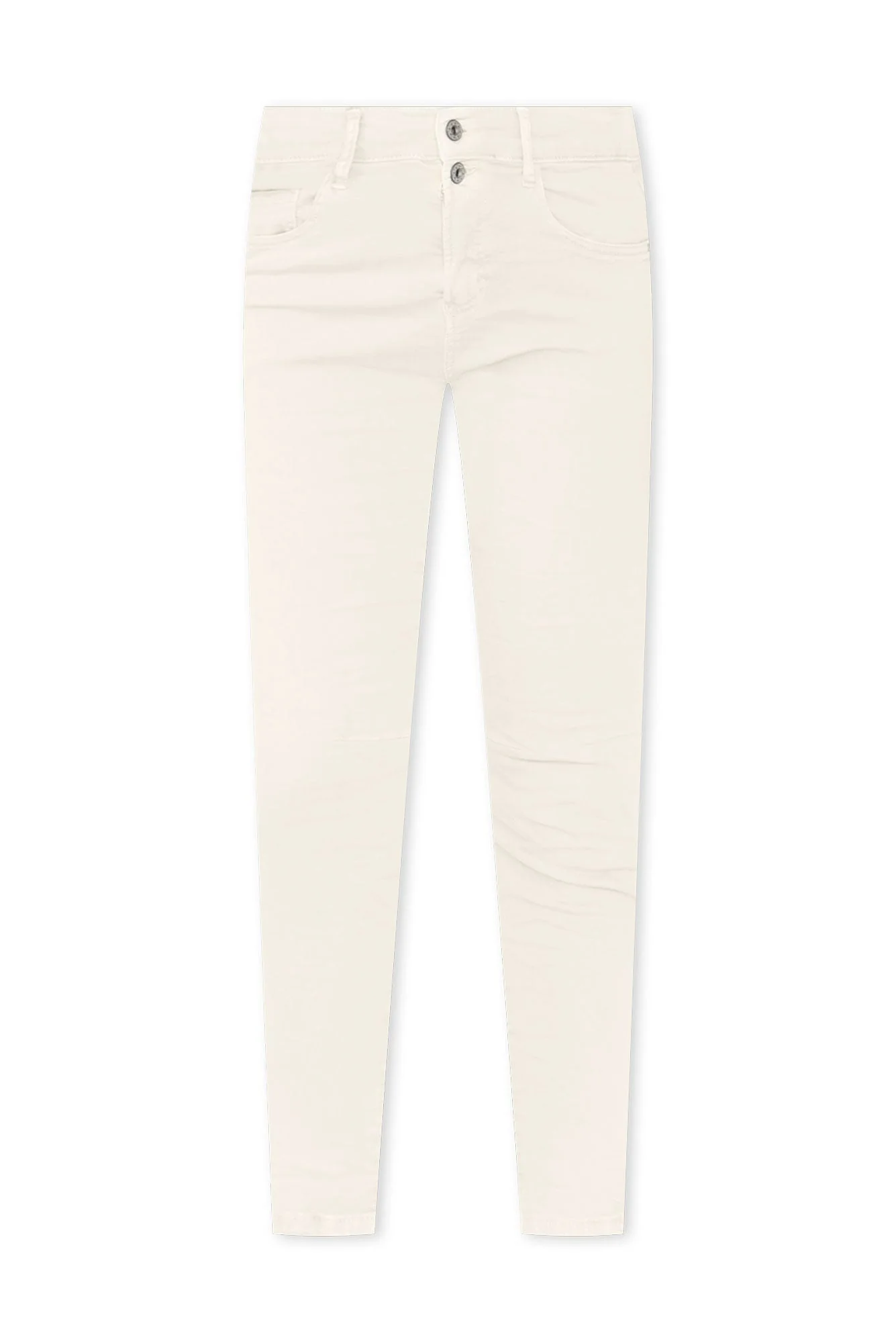 Ellery Cream Cotton Stretch Jeans - Image 2