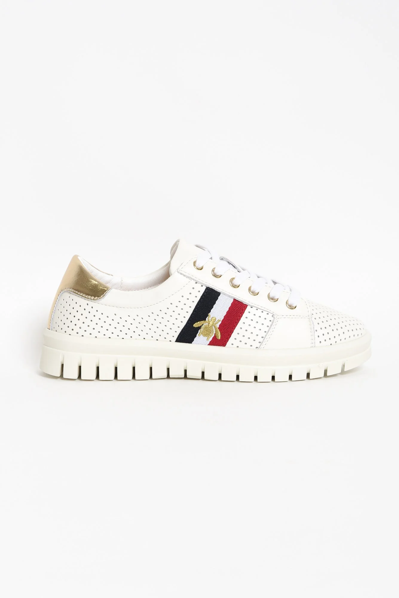Elope White Bee Leather Sneaker - Image 7