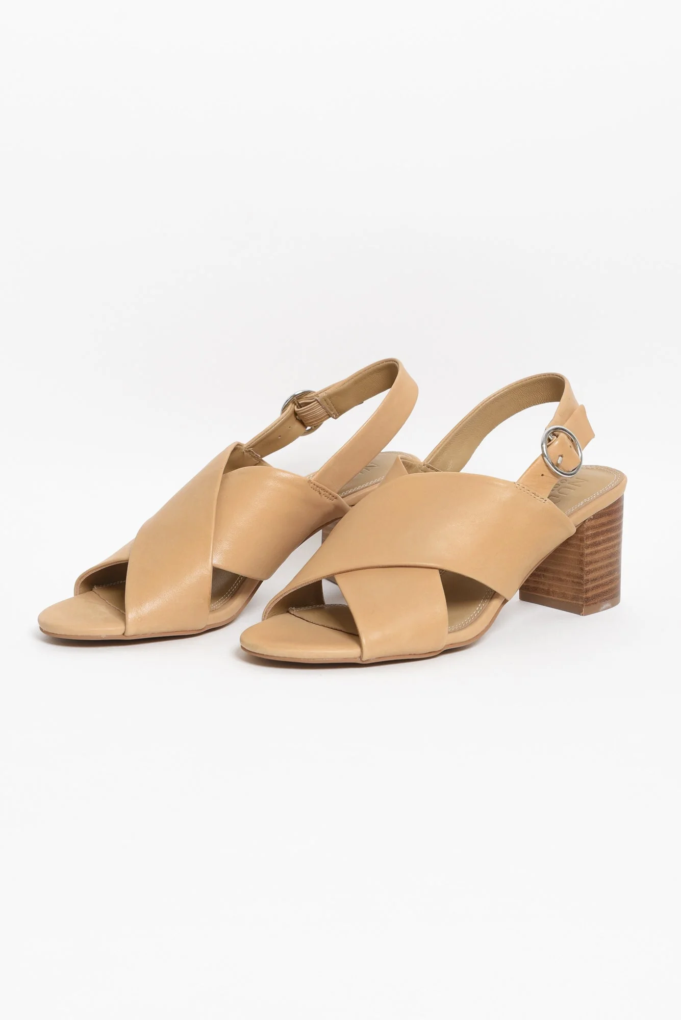 Emi Tan Leather Slingback Heel - Image 3