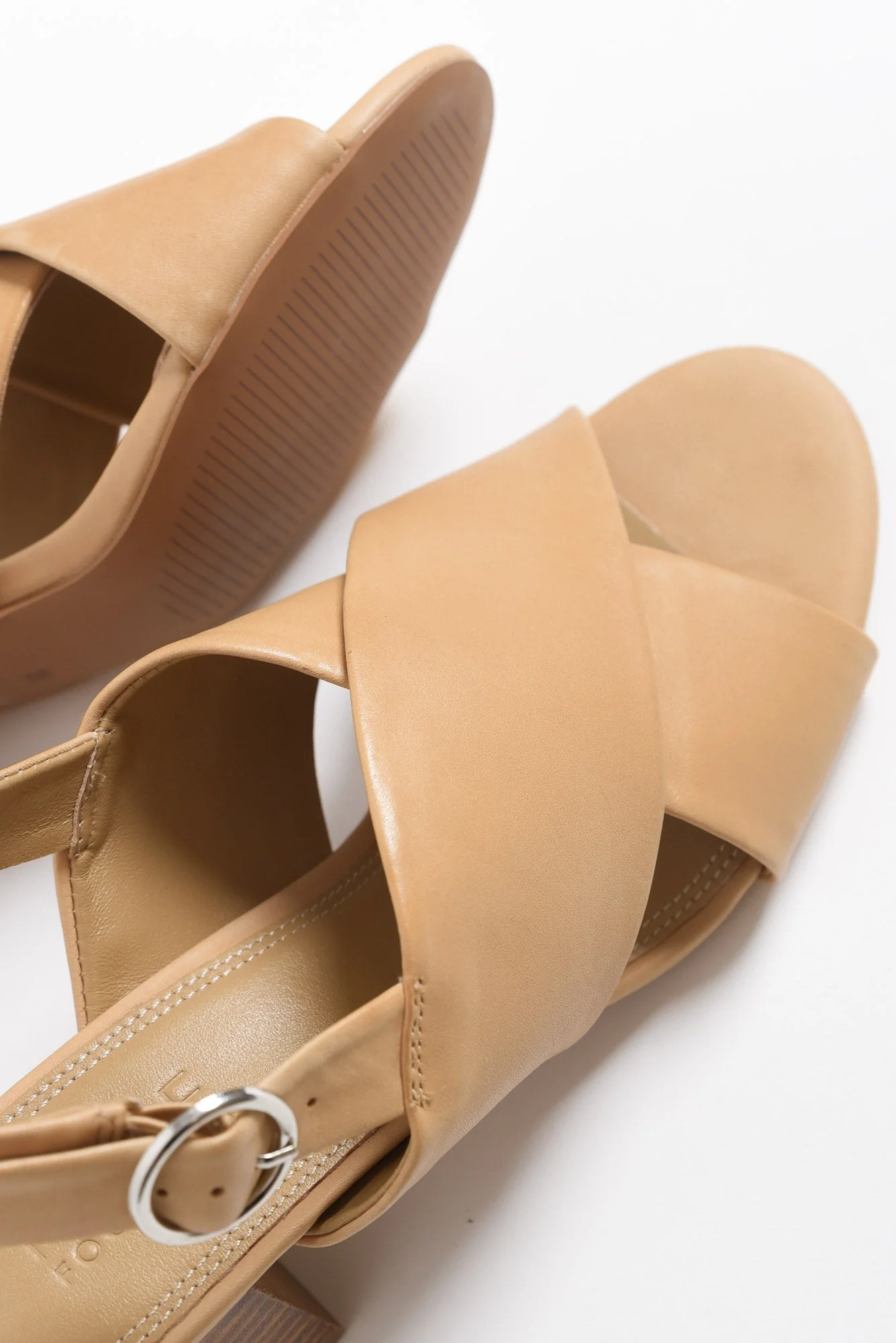 Emi Tan Leather Slingback Heel - Image 4