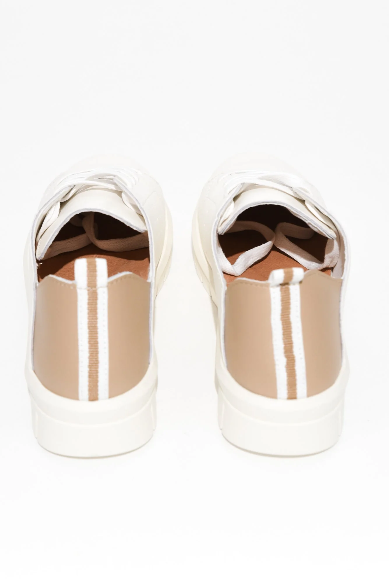 Exit White Leather Sneaker - Image 4