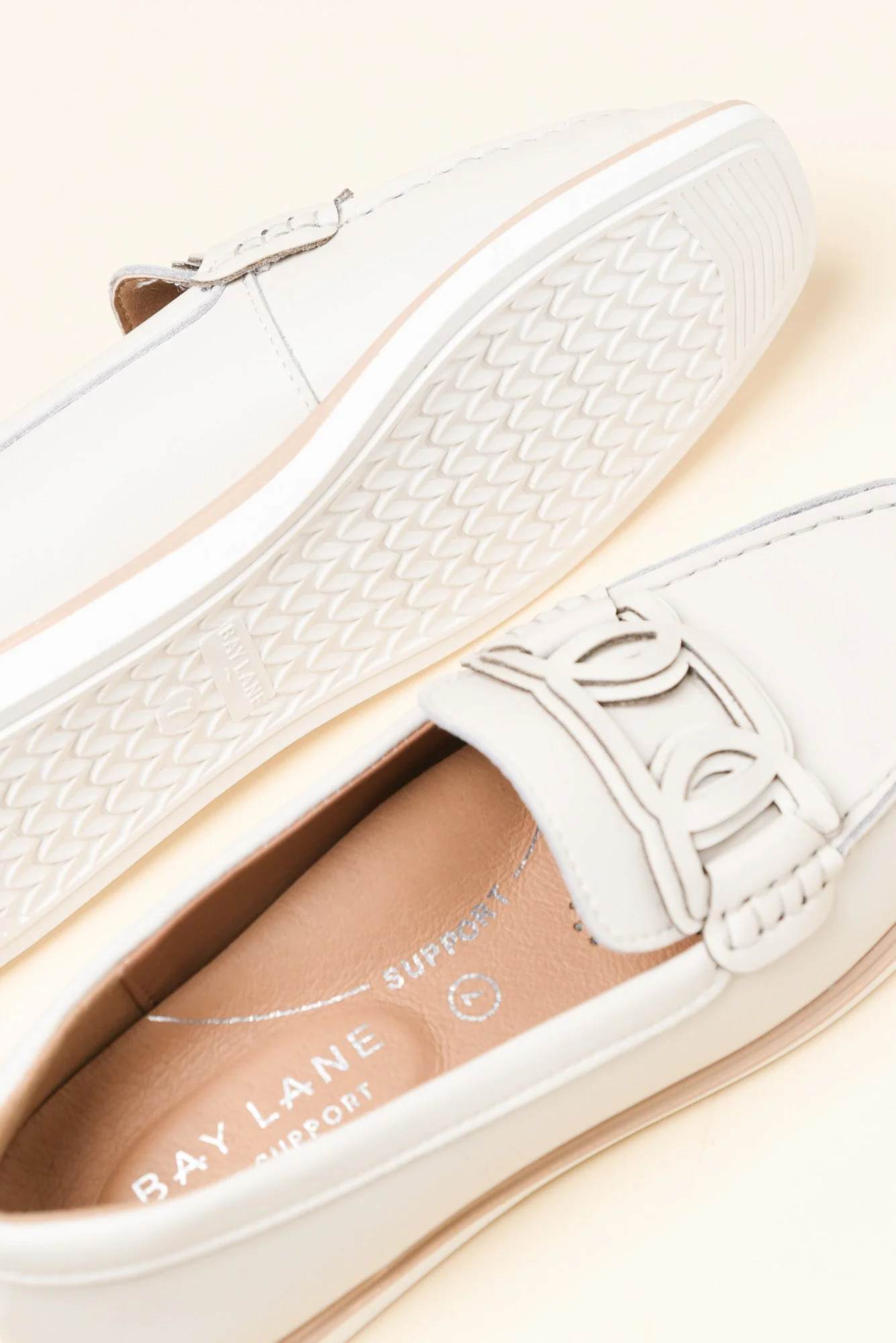 Felix Grey Leather Buckle Loafer - Image 5