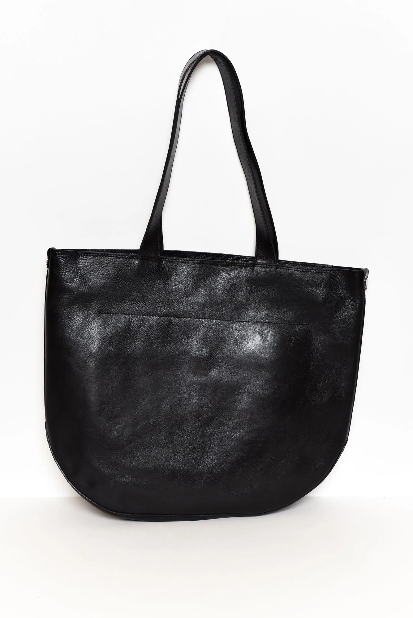 Fenna Black Leather Tote - Image 2