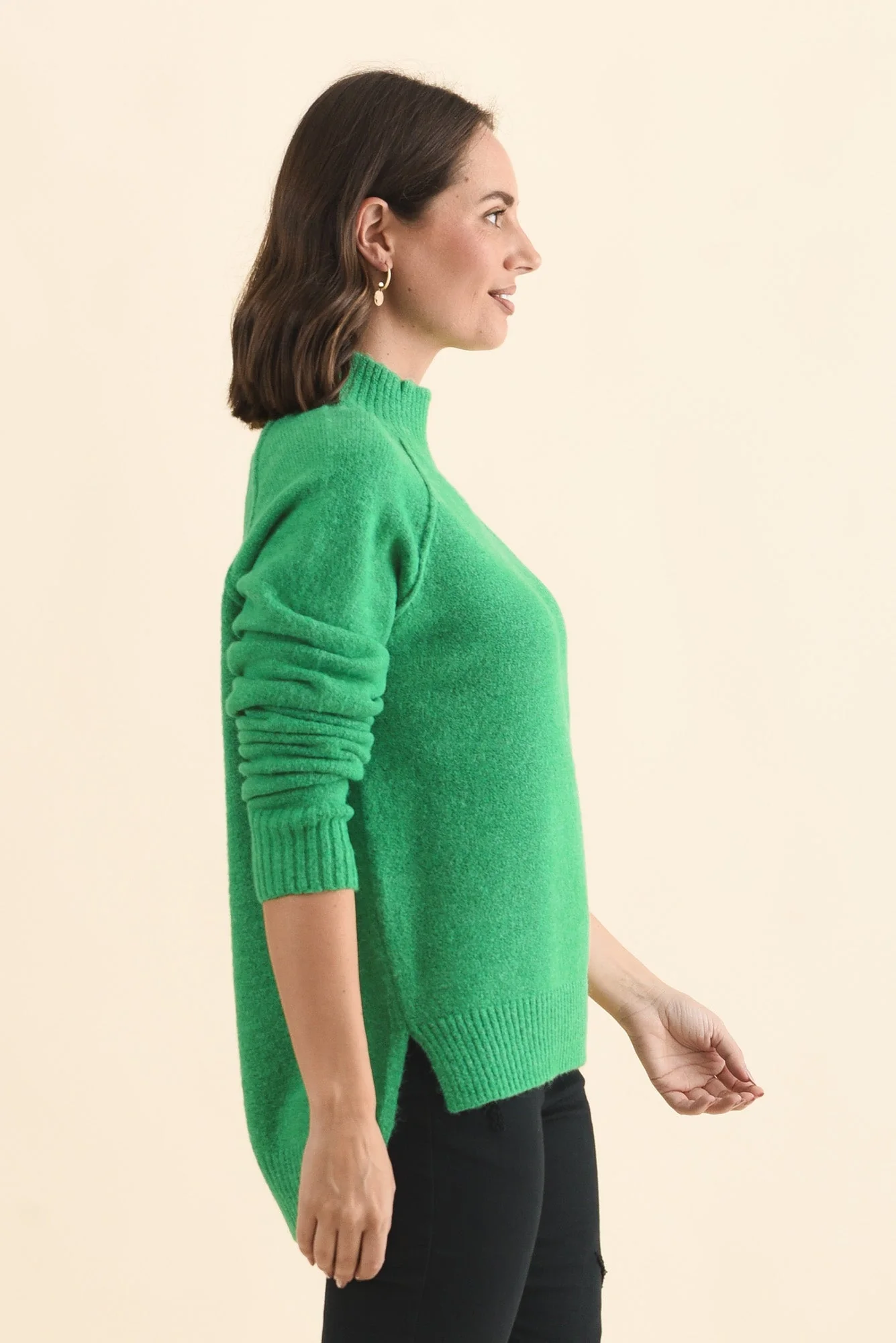 Finn Green Knit Sweater - Image 3