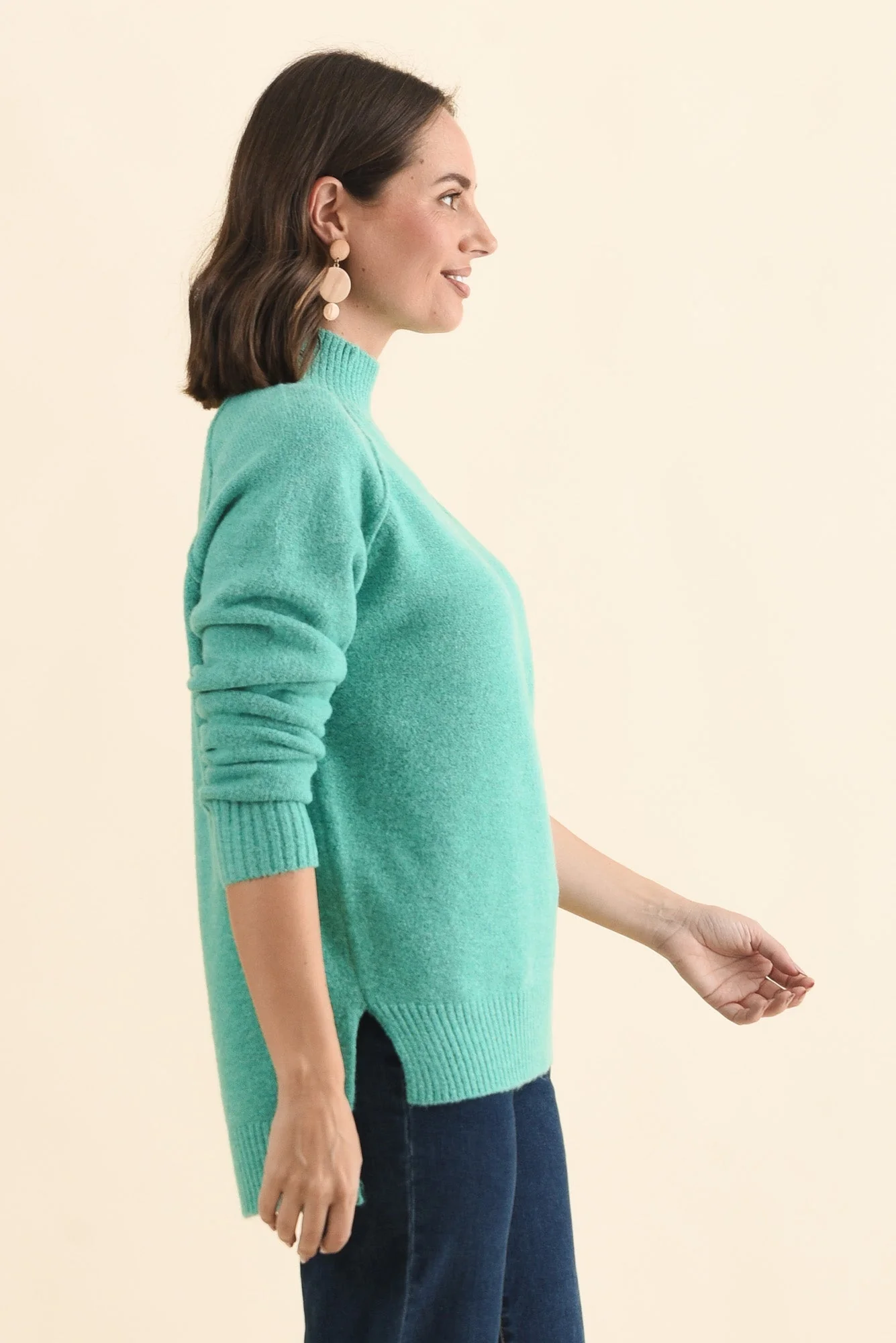 Finn Mint Knit Jumper - Image 3