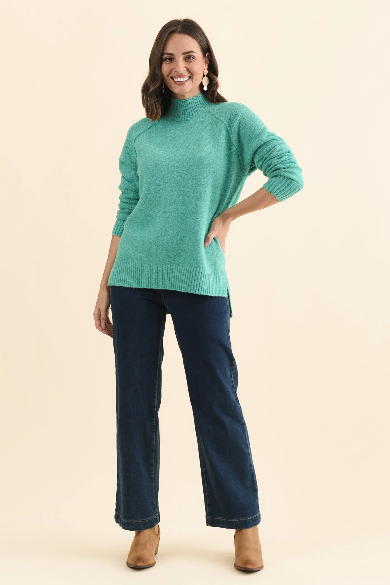 Finn Mint Knit Jumper - Image 6