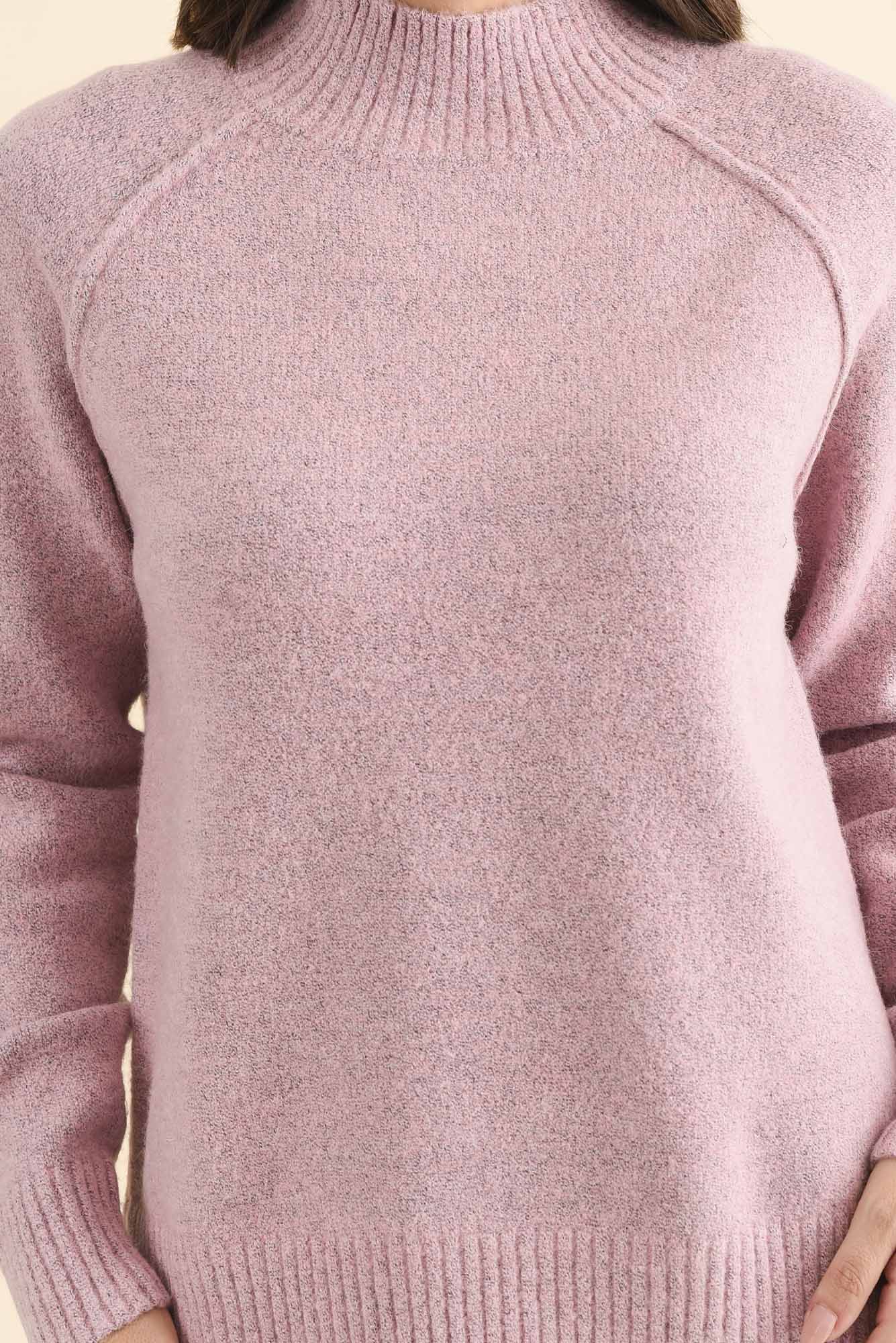 Finn Pink Knit Sweater - Image 5