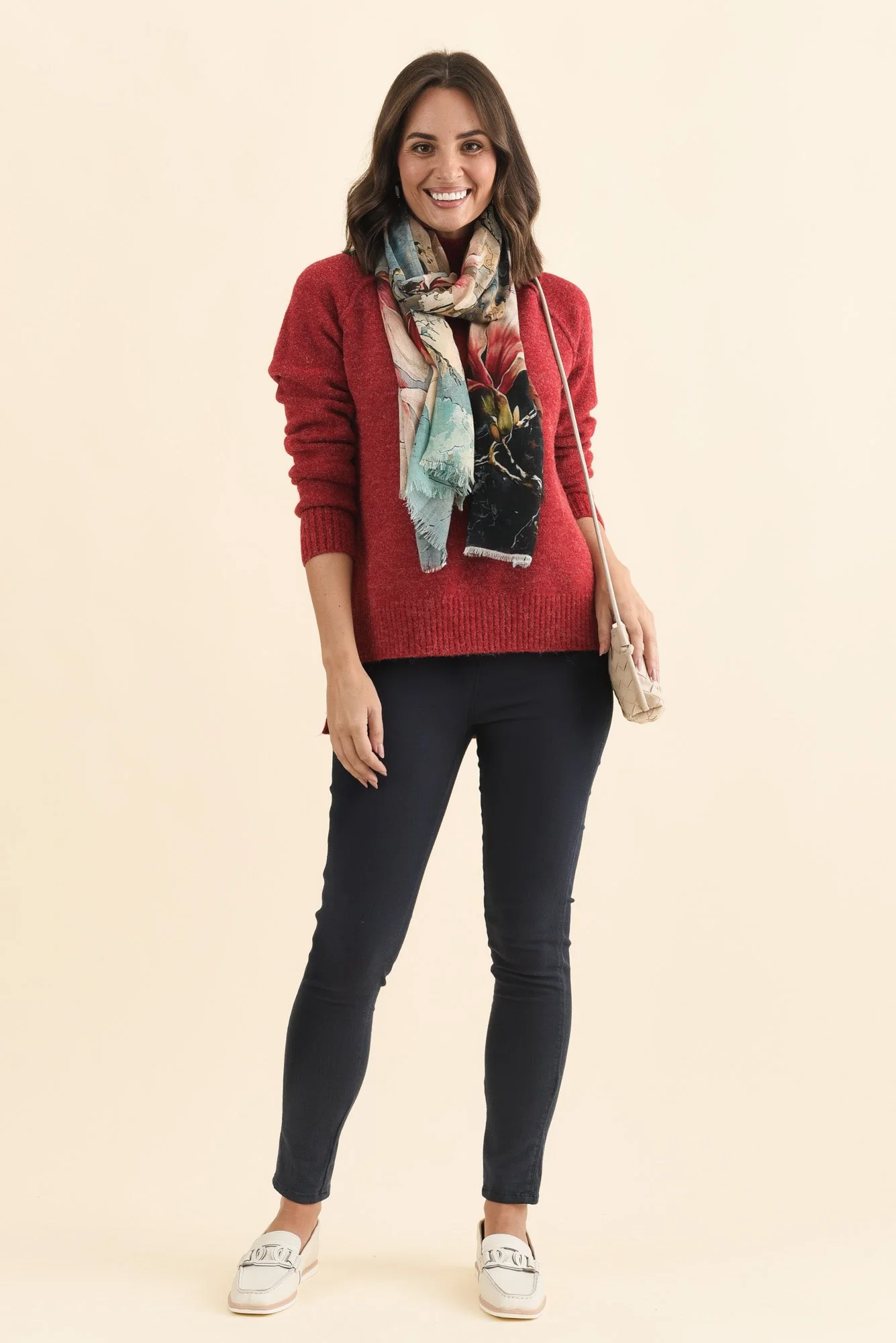 Finn Red Knit Sweater - Image 3