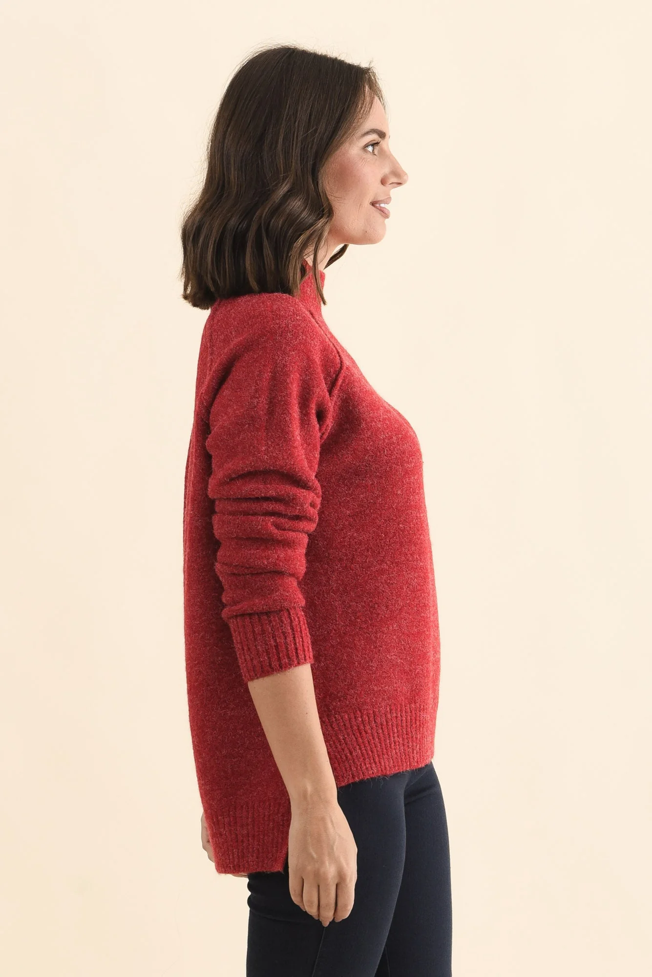 Finn Red Knit Sweater - Image 4