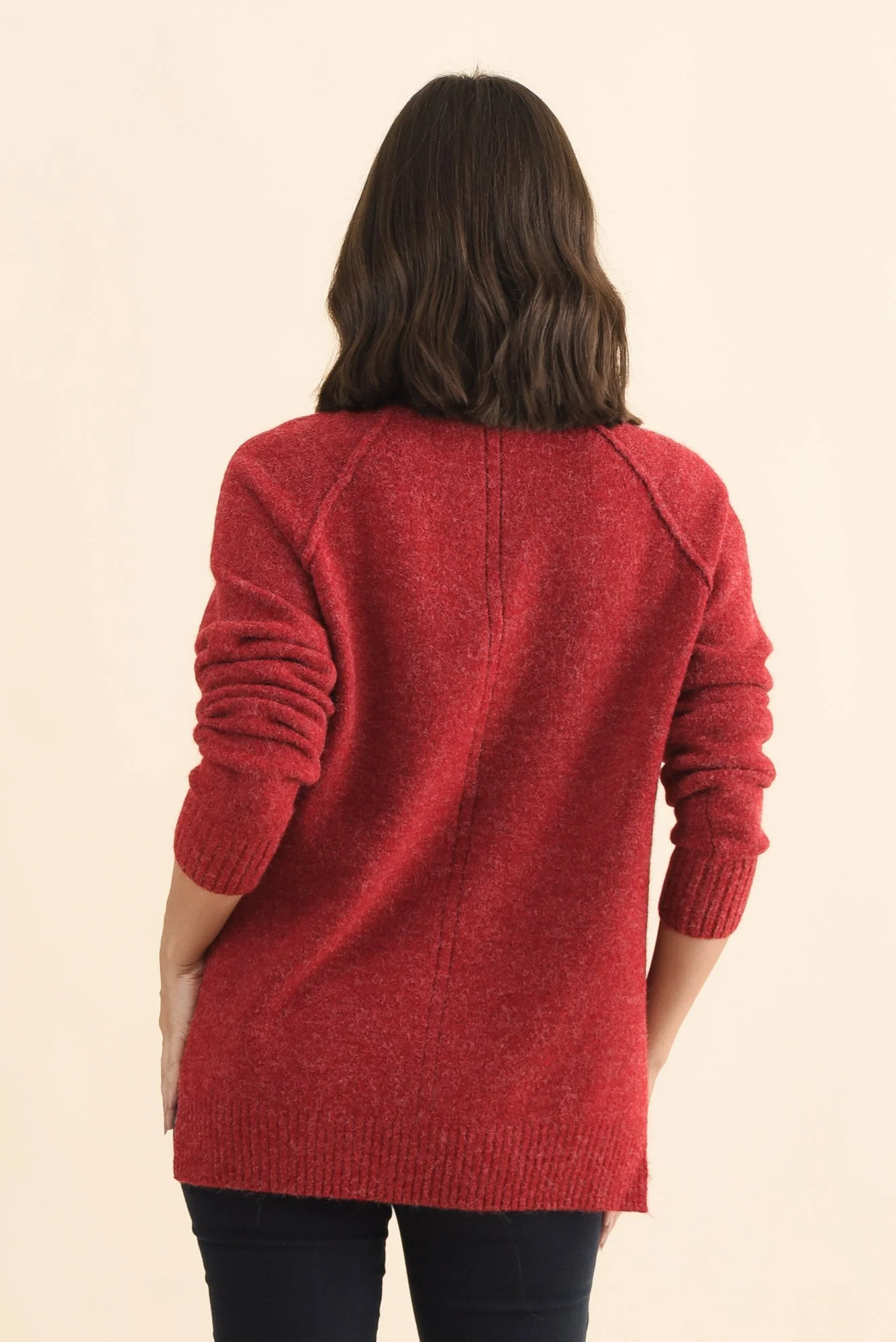 Finn Red Knit Sweater - Image 5