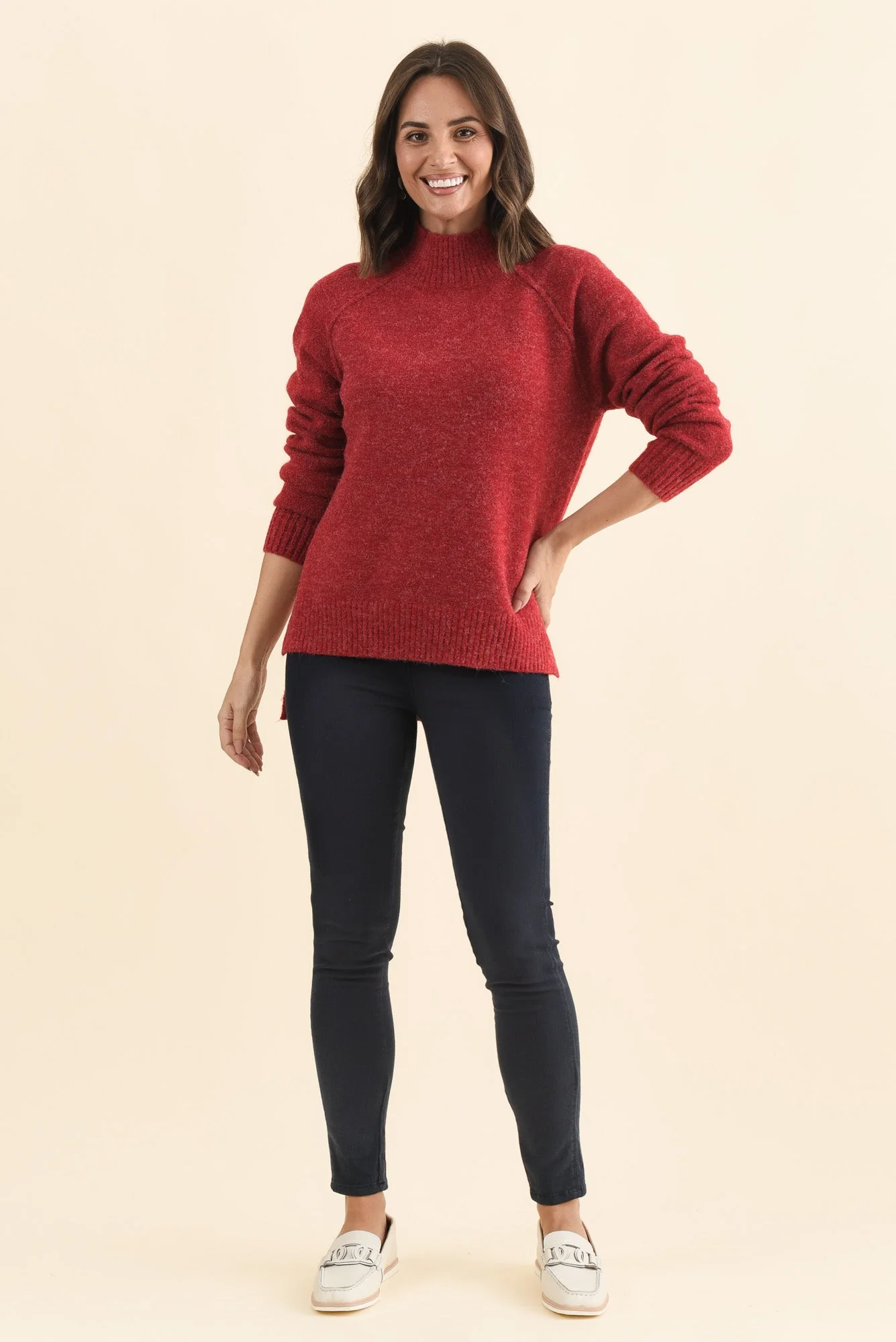 Finn Red Knit Sweater - Image 7