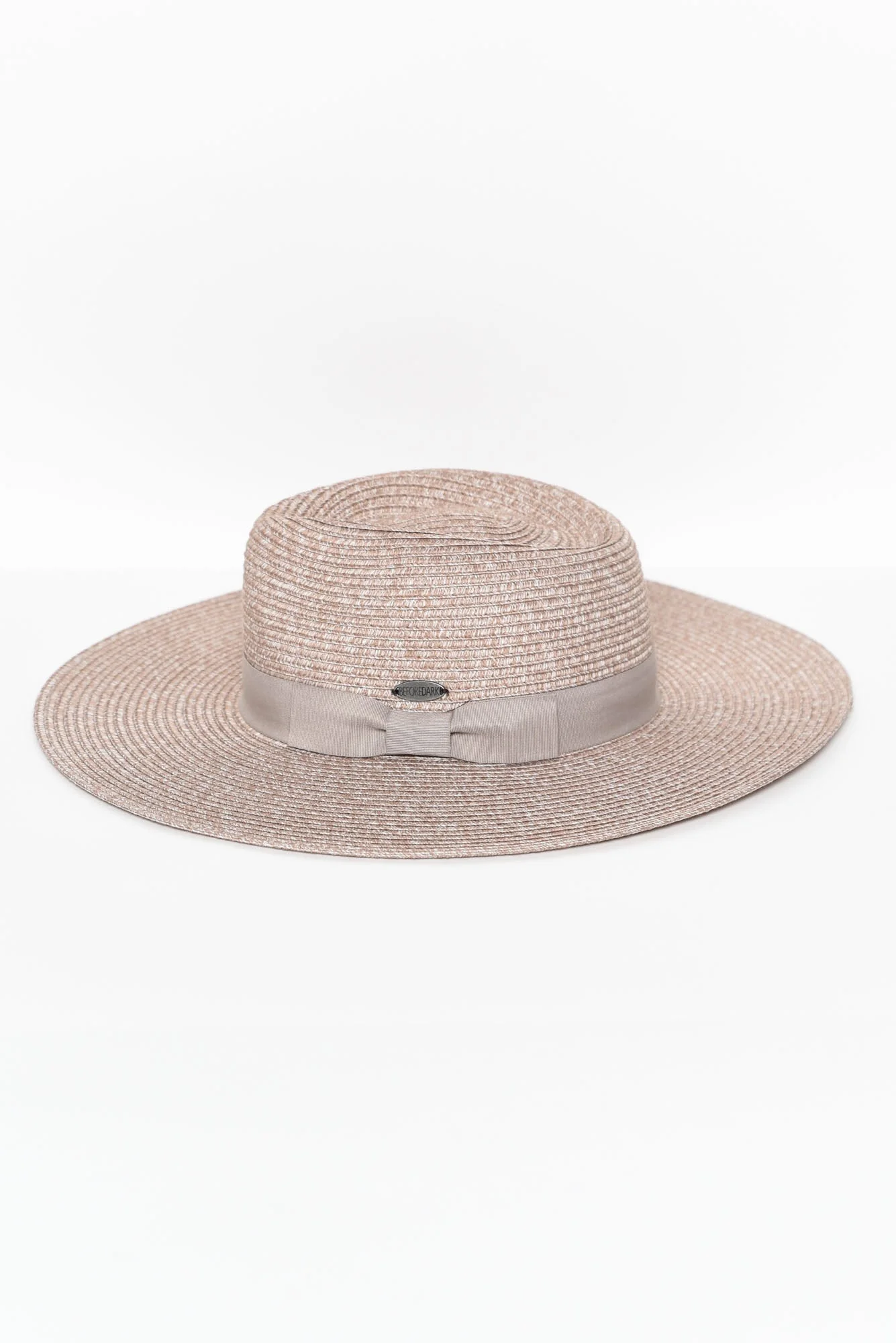 Fiona Sand Wide Brim Travel Fedora - Image 2