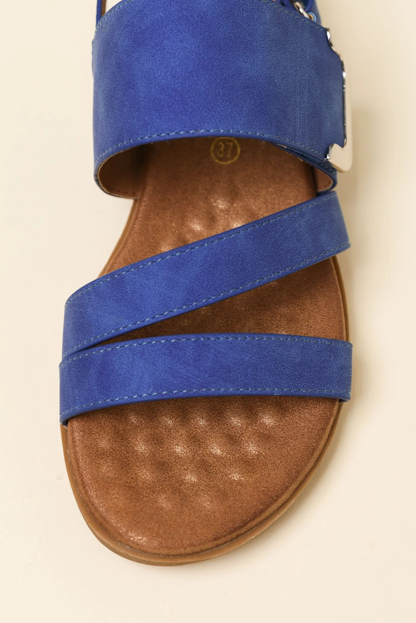 Flinders Blue Velcro Sandal - Image 5