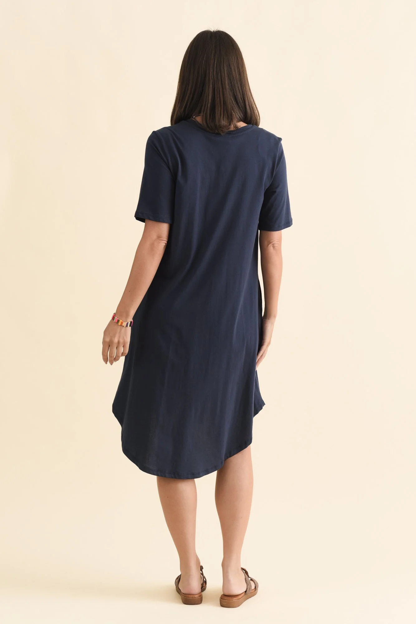 Florida Navy Cotton Tee Dress - Image 5