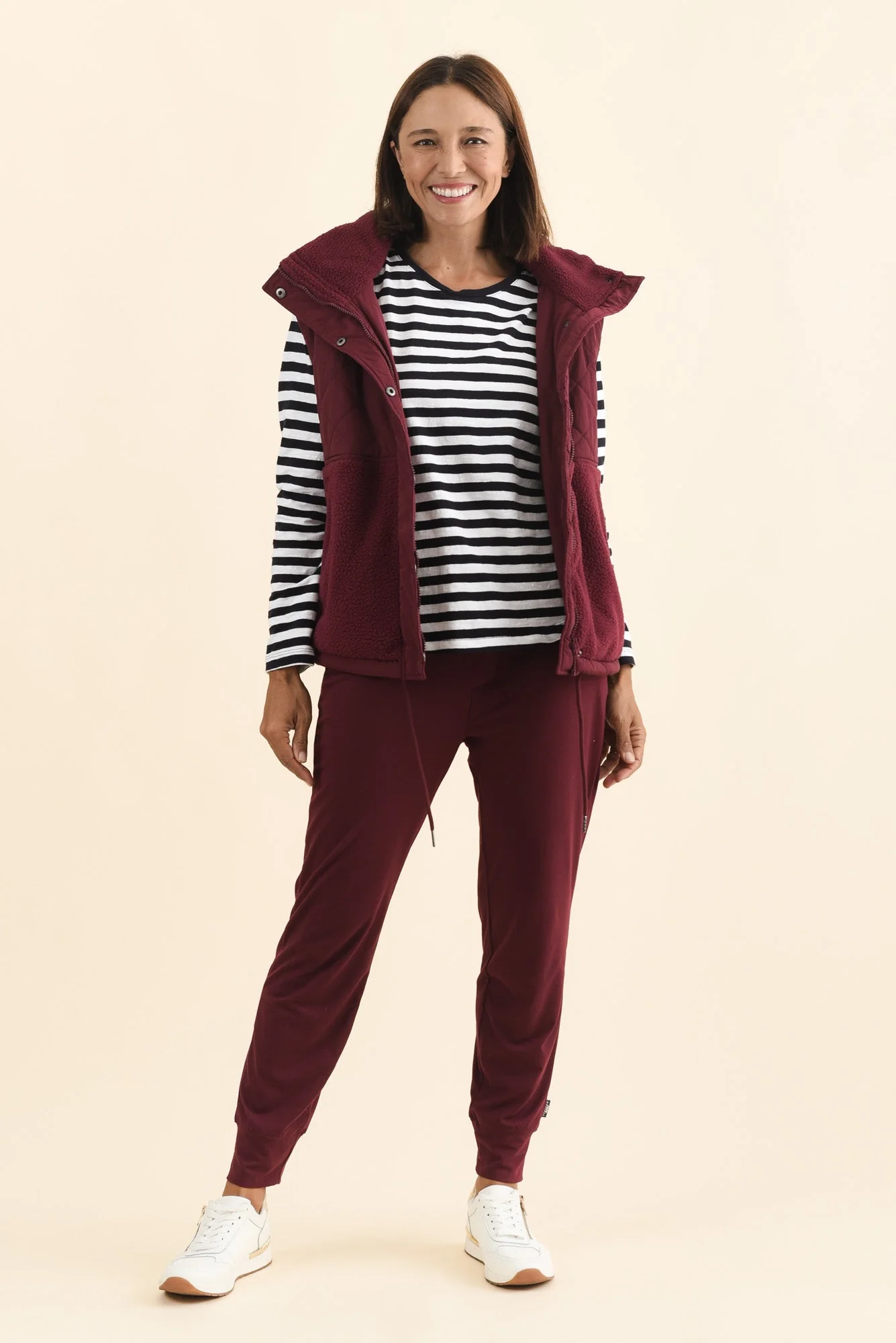 Freedom Burgundy Drawstring Sweatpants - Image 7