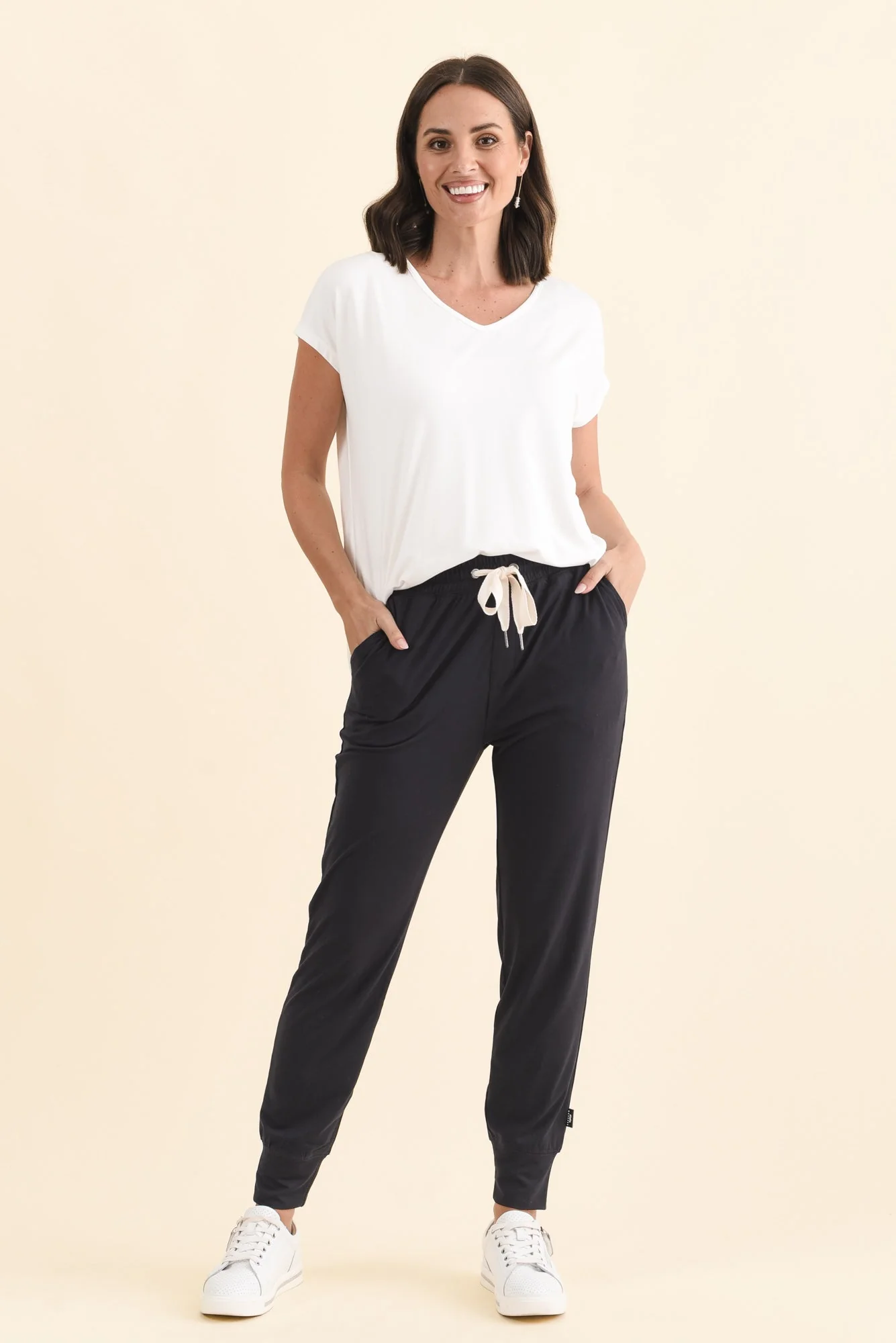 Freedom Dark Navy Drawstring Sweatpants - Image 2