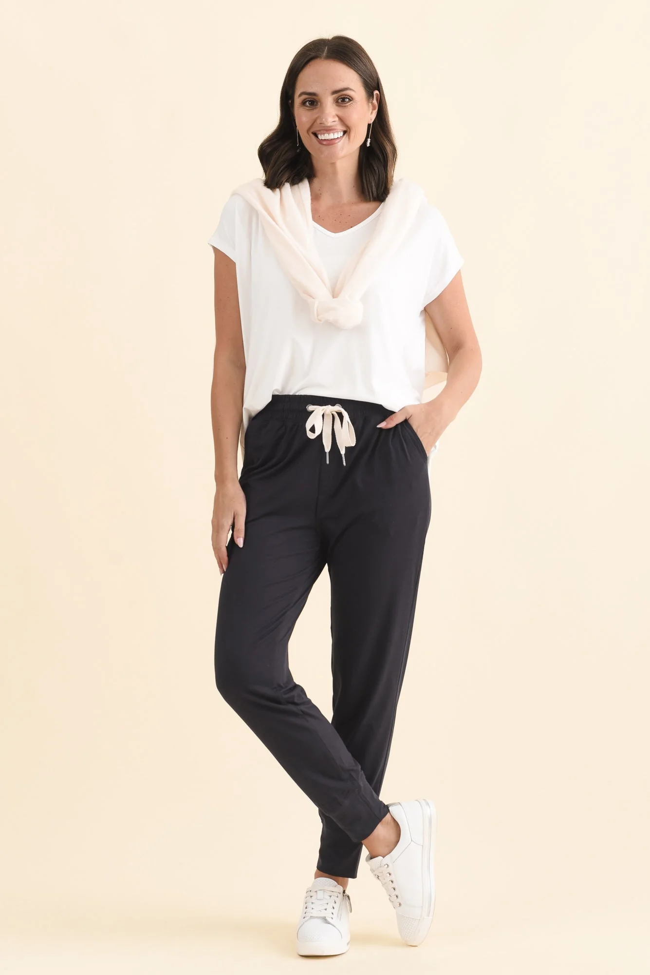 Freedom Dark Navy Drawstring Sweatpants - Image 6
