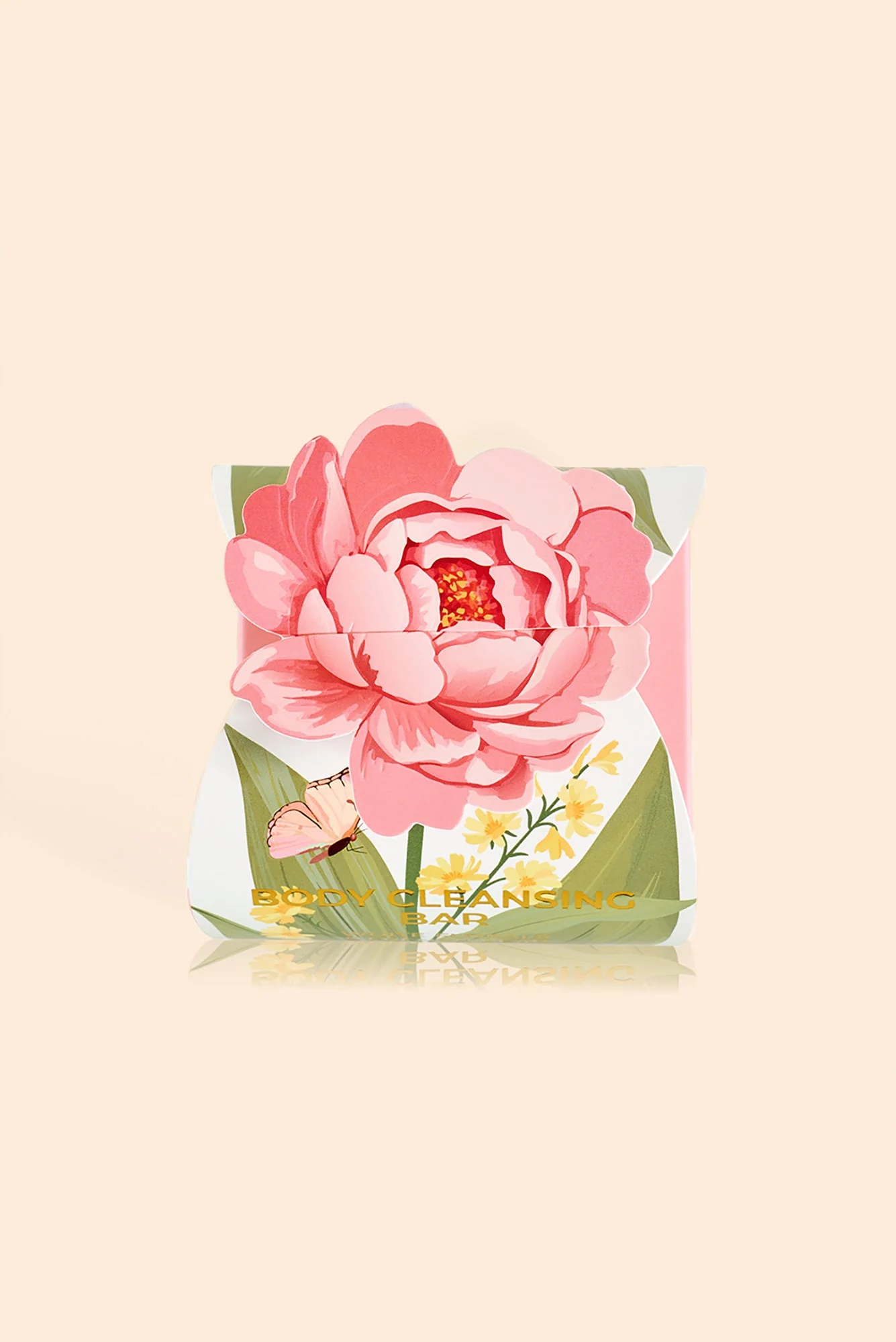 French Pear Pink Flower Body Bar Gift Box - Image 2
