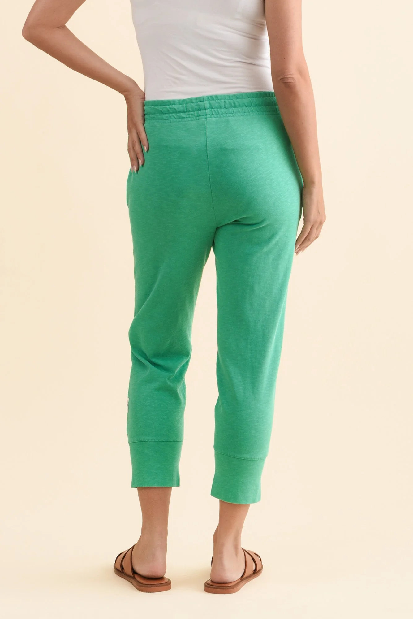 Fundamental Brunch Jade Cotton Sweatpants - Image 4