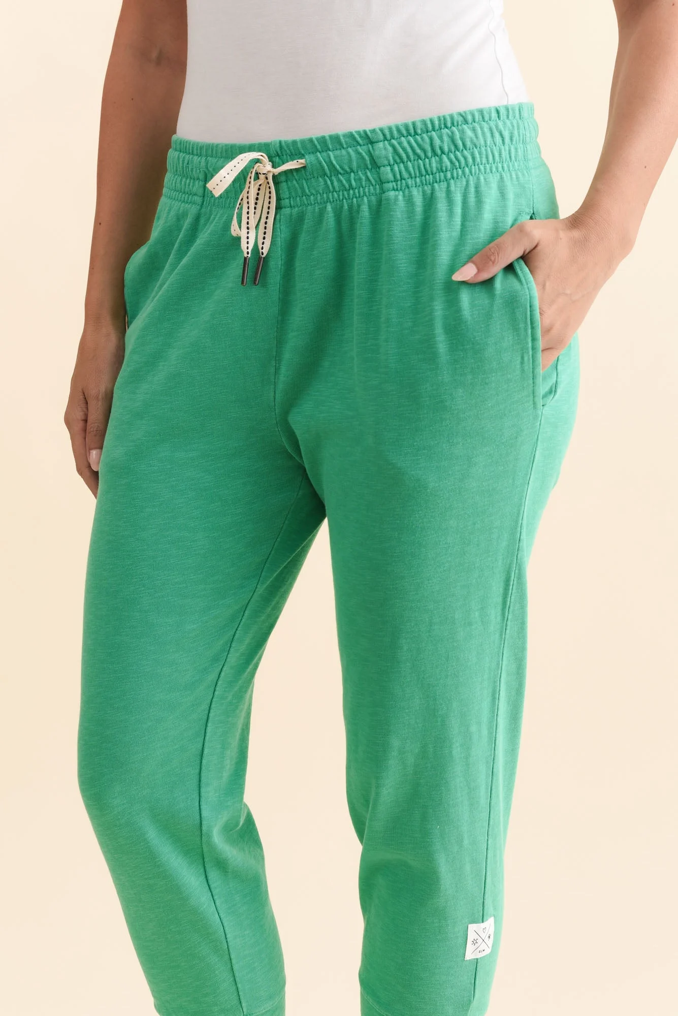 Fundamental Brunch Jade Cotton Sweatpants - Image 5