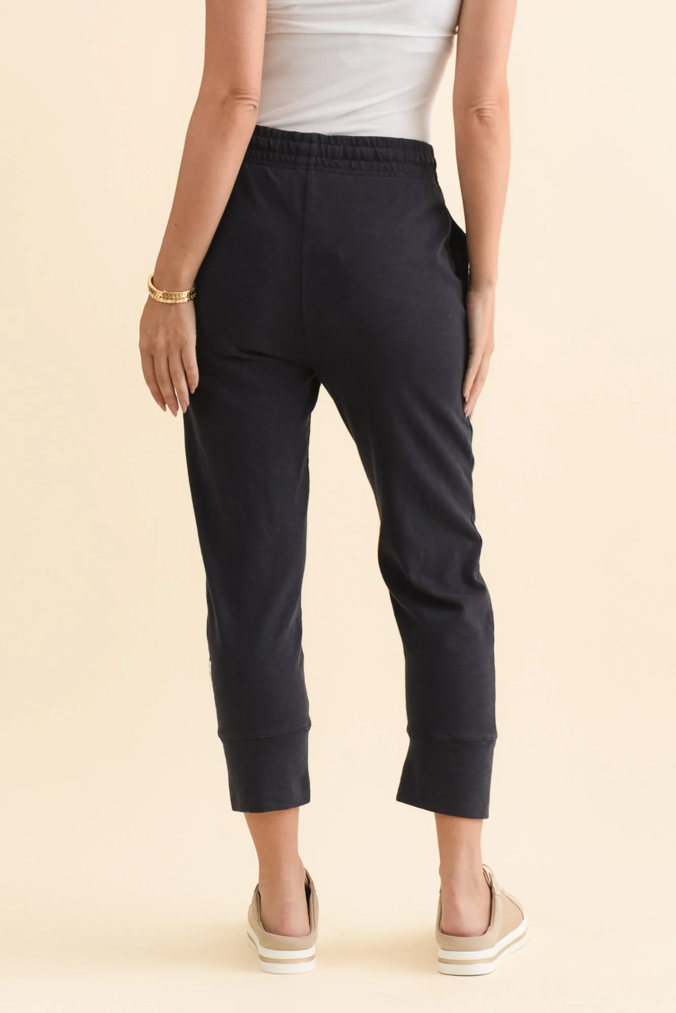 Fundamental Brunch Navy Cotton Sweatpants - Image 5