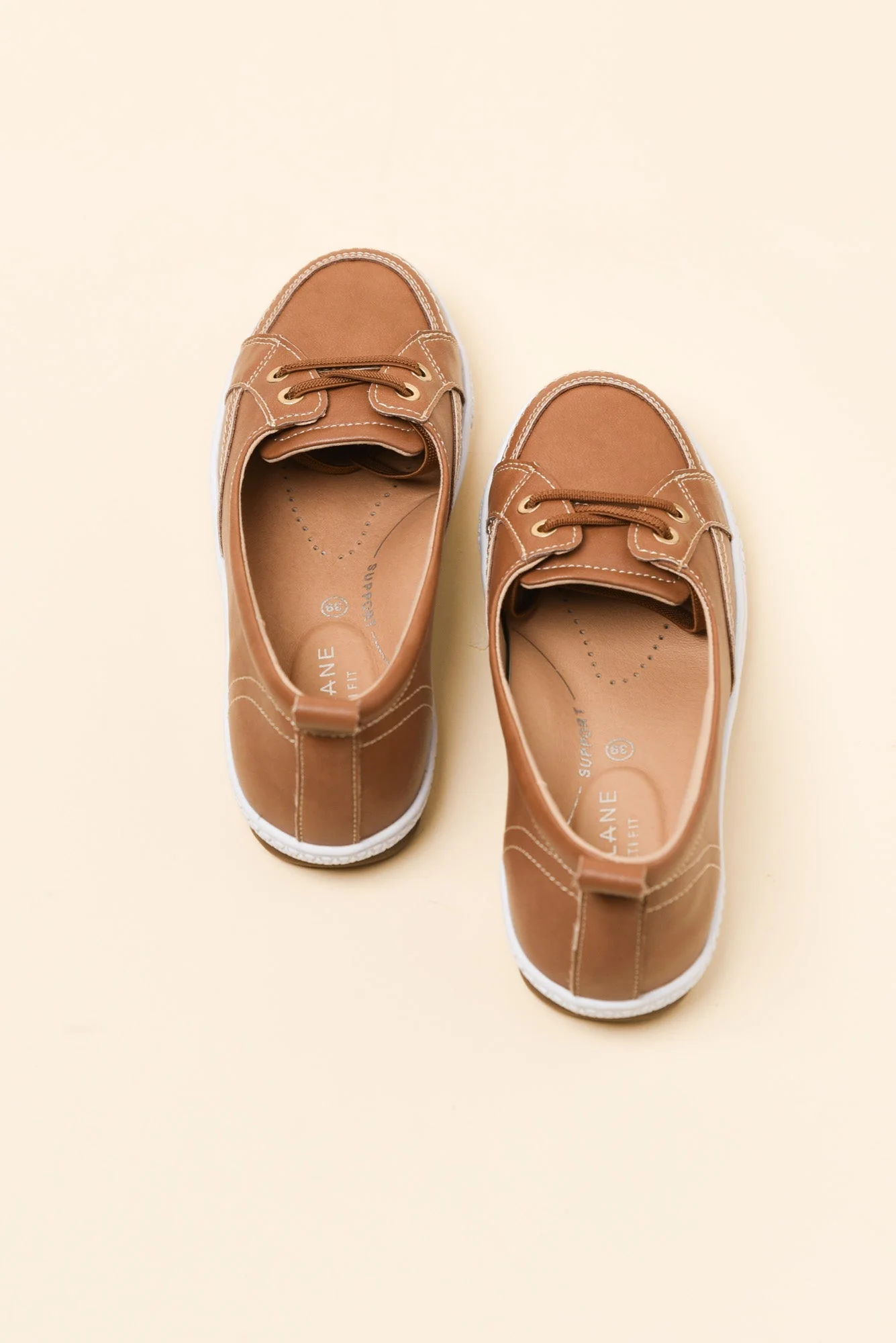 Garland Tan Leather Loafer Sneaker - Image 4