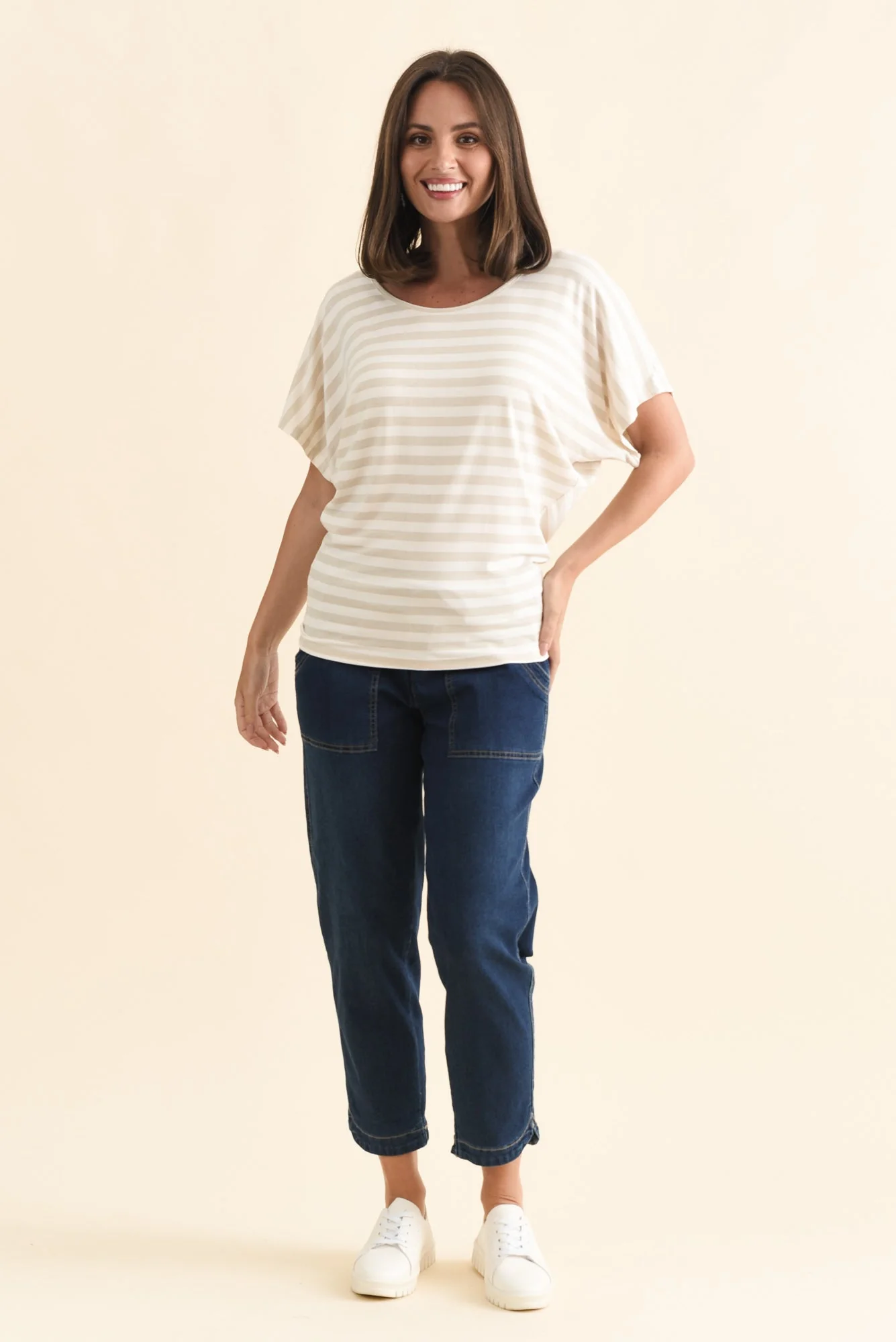 Gold Stripe Maui Tee - Image 2