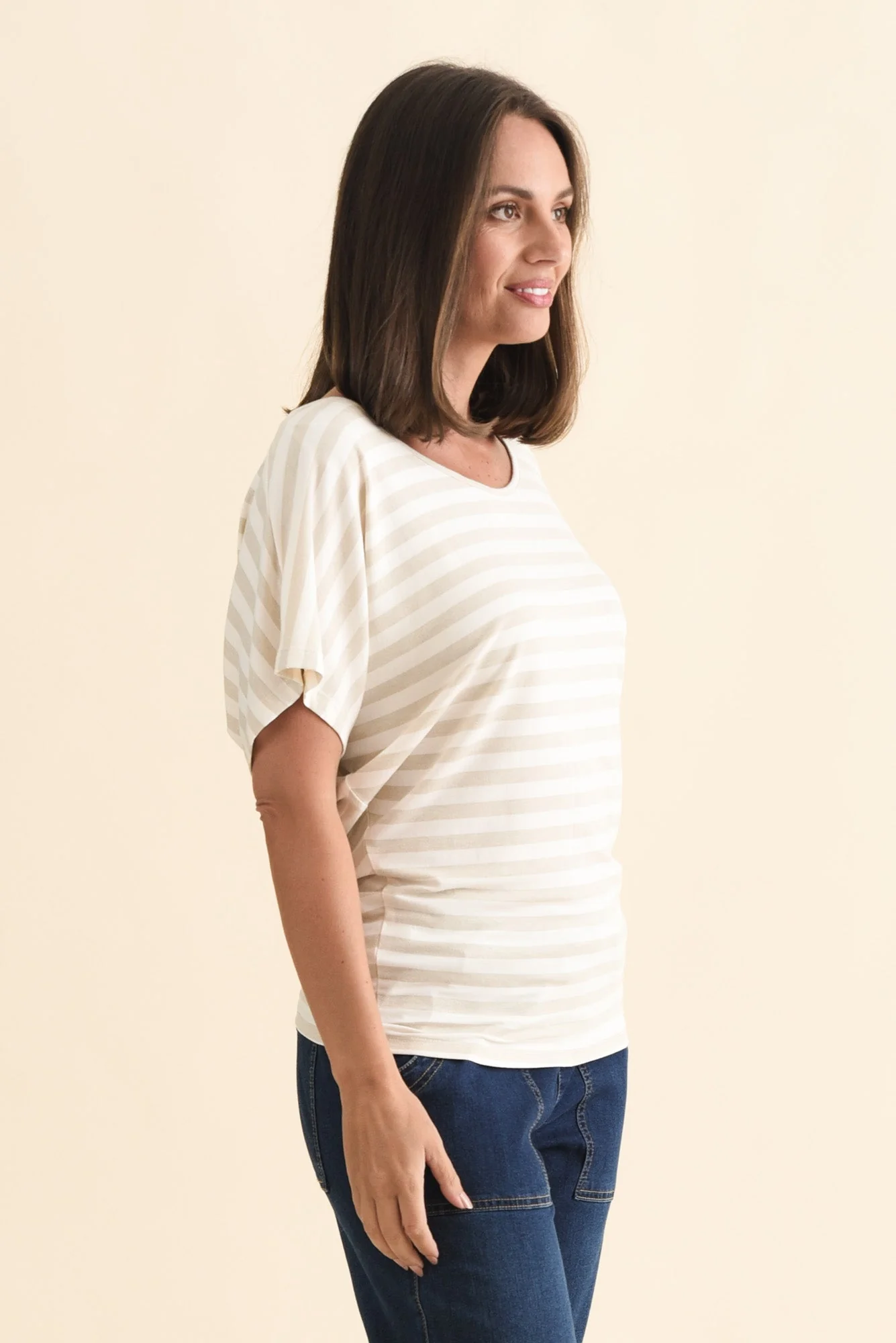 Gold Stripe Maui Tee - Image 3