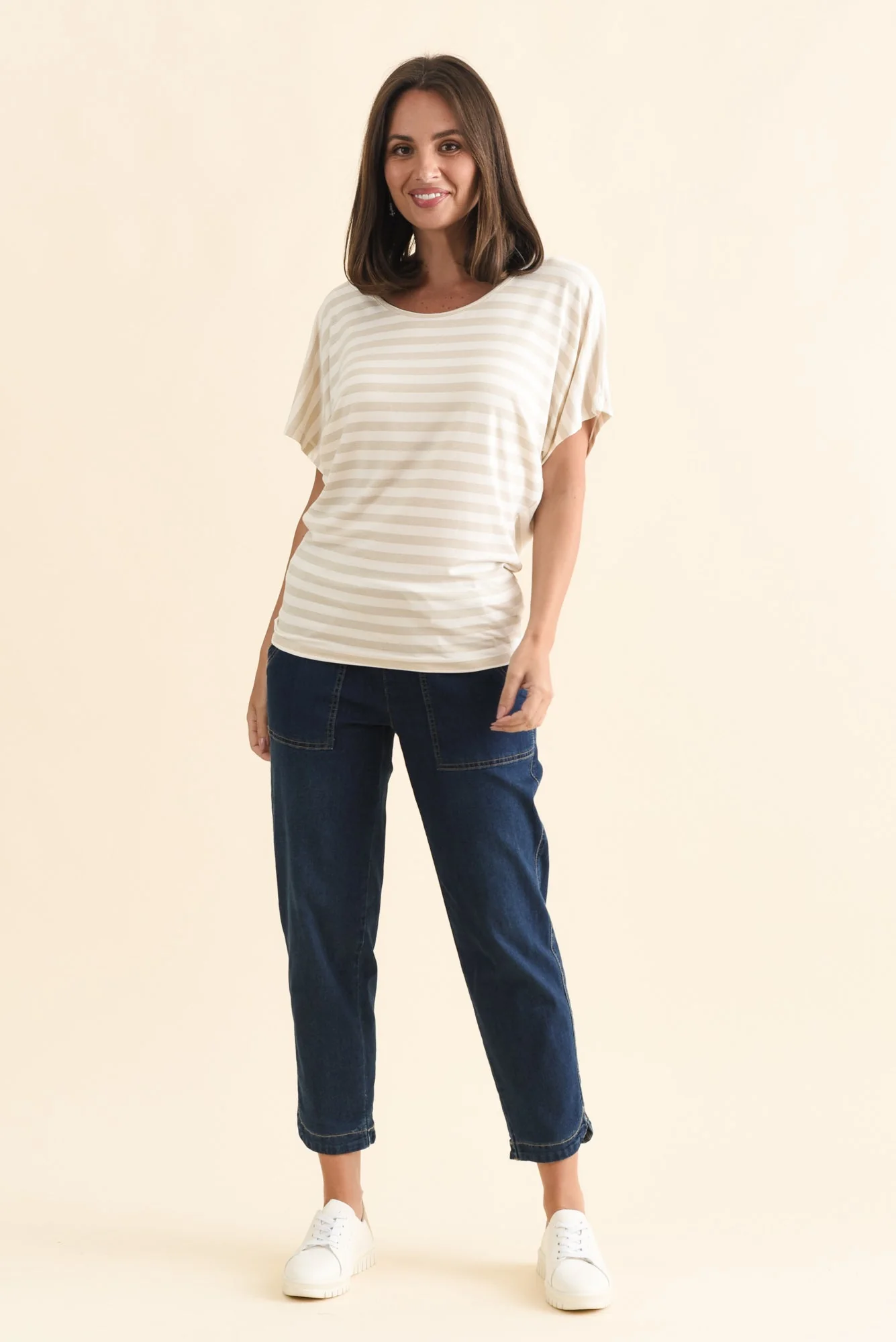 Gold Stripe Maui Tee - Image 6