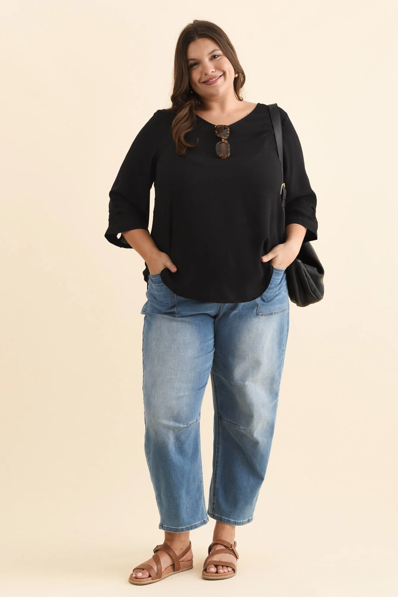 Gomez Black Button Top - Image 9