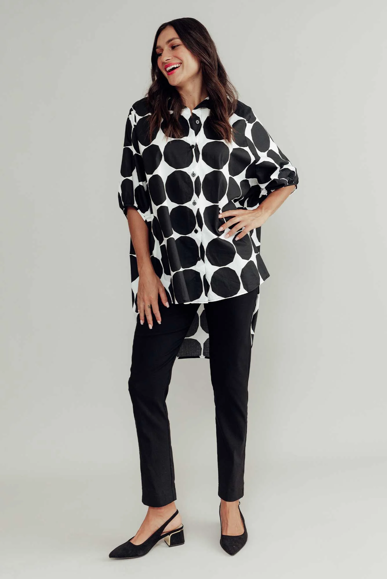 Harbour Black Stretch Pants - Image 2