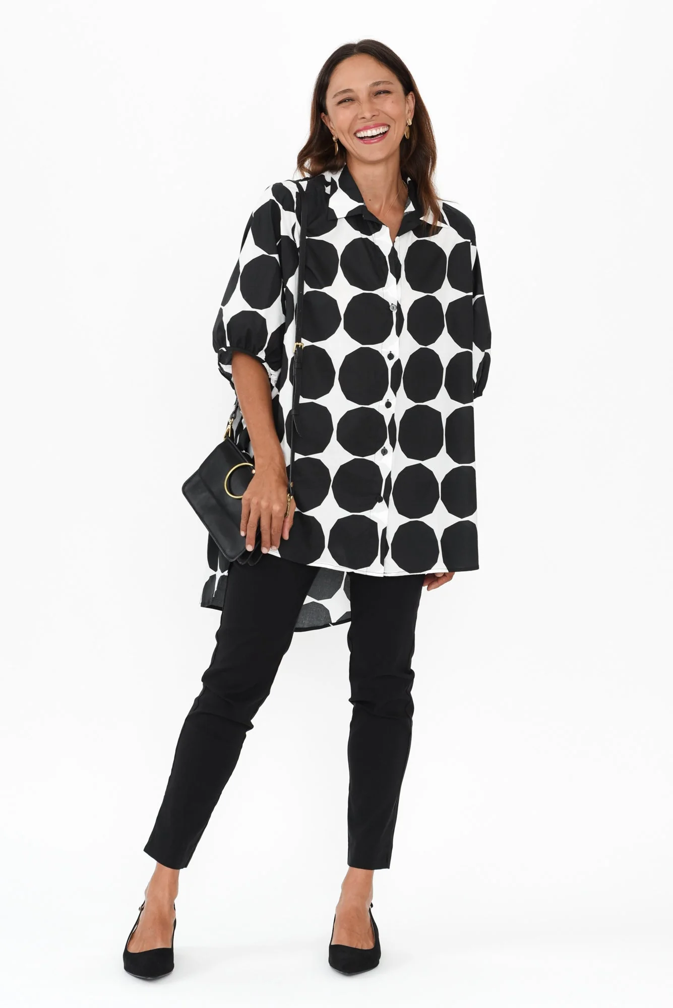 Harbour Black Stretch Pants - Image 3