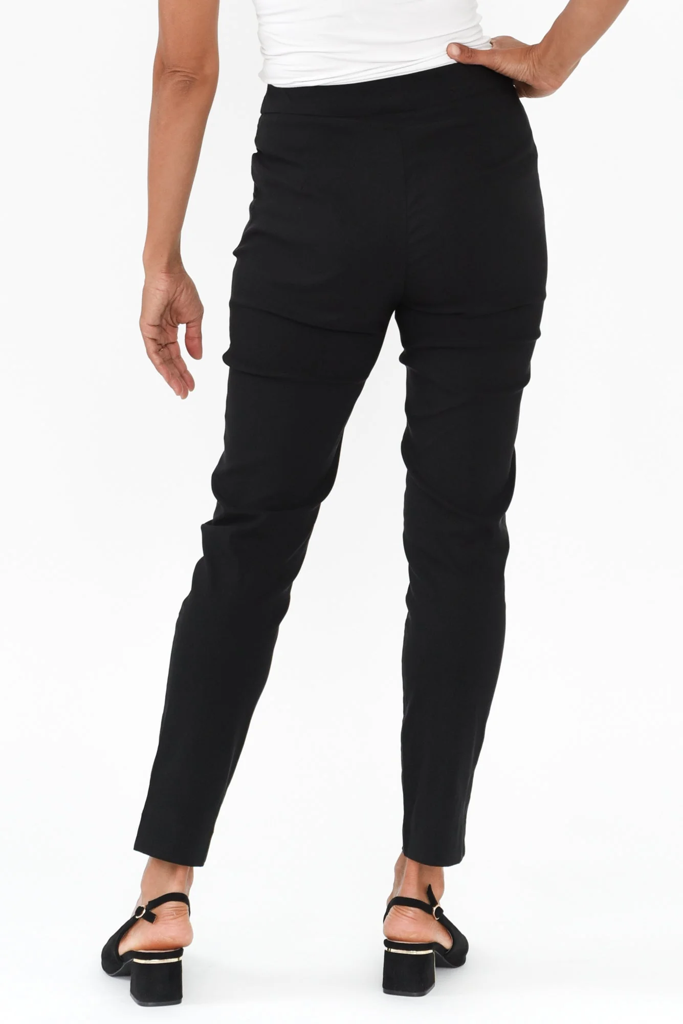 Harbour Black Stretch Pants - Image 6