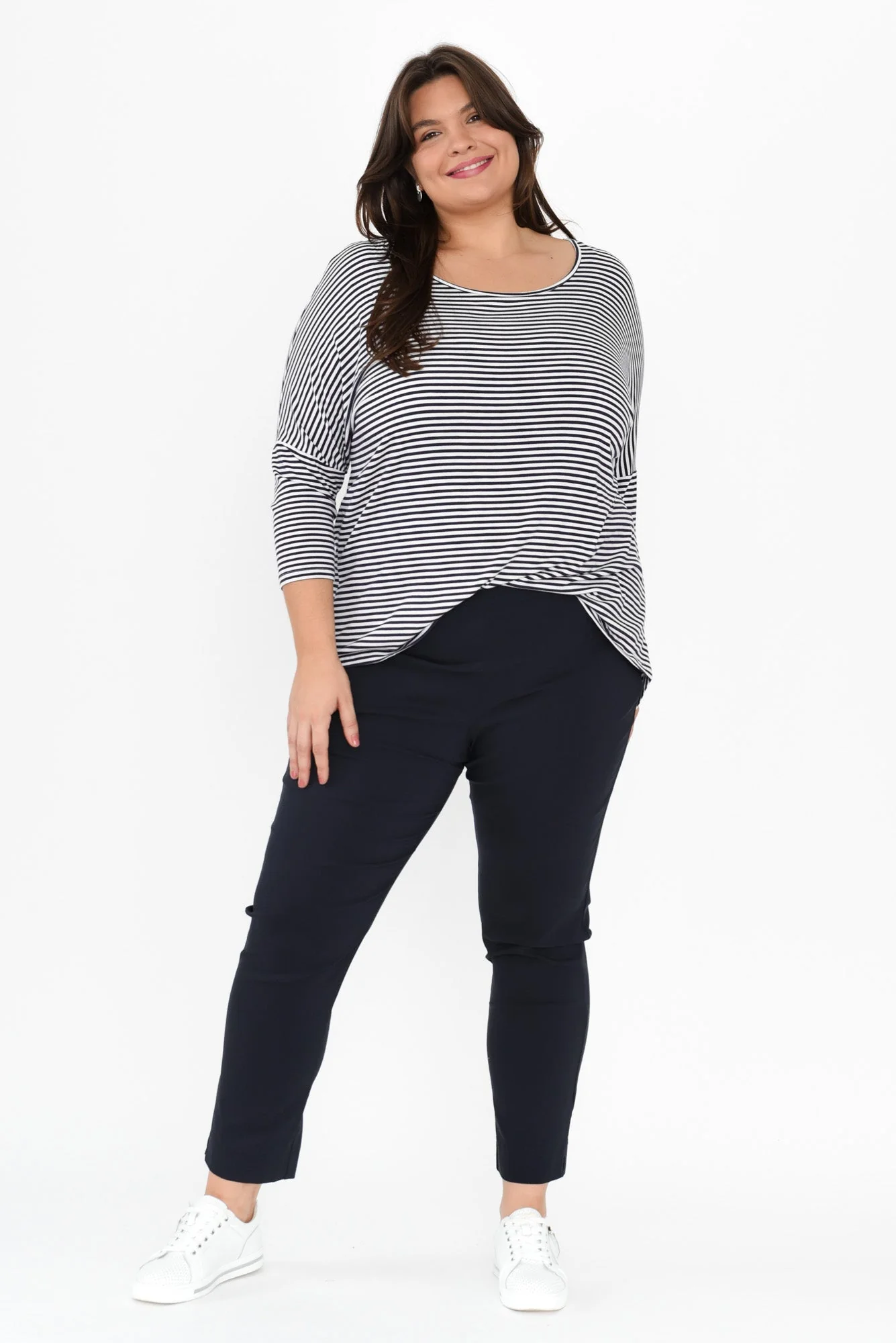 Harbour Navy Stretch Pants - Image 7