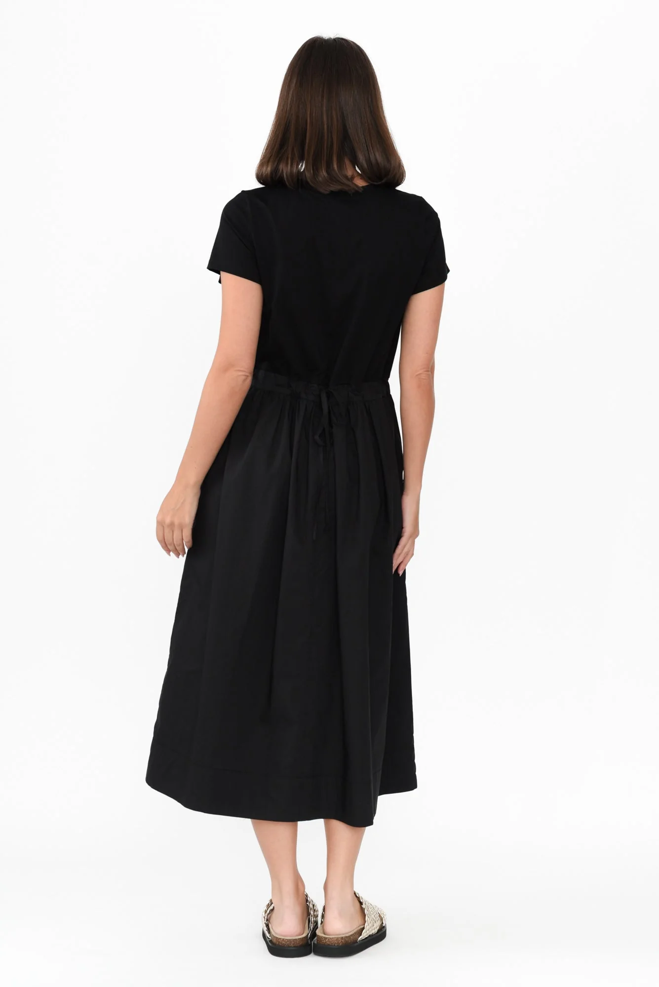 Harlyn Black Splice Tee Dress - Image 4