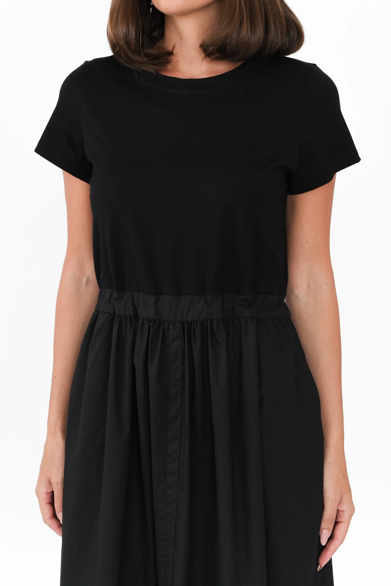 Harlyn Black Splice Tee Dress - Image 5