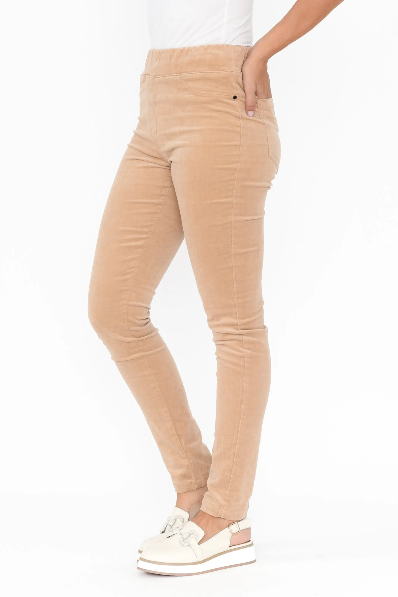 Harper Mocha Corduroy Pants - Image 4
