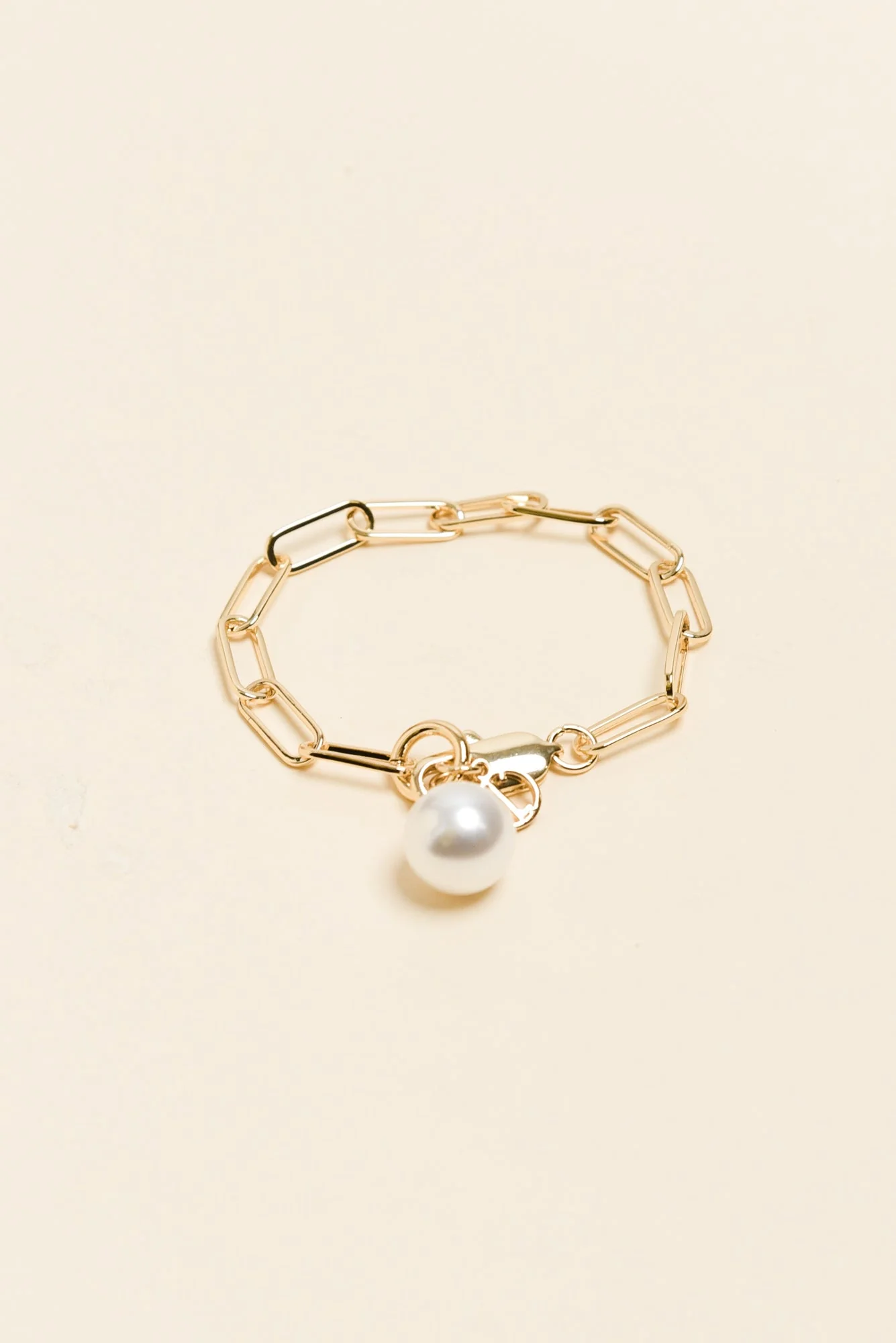 Hayley Gold Pearl Bracelet - Image 2