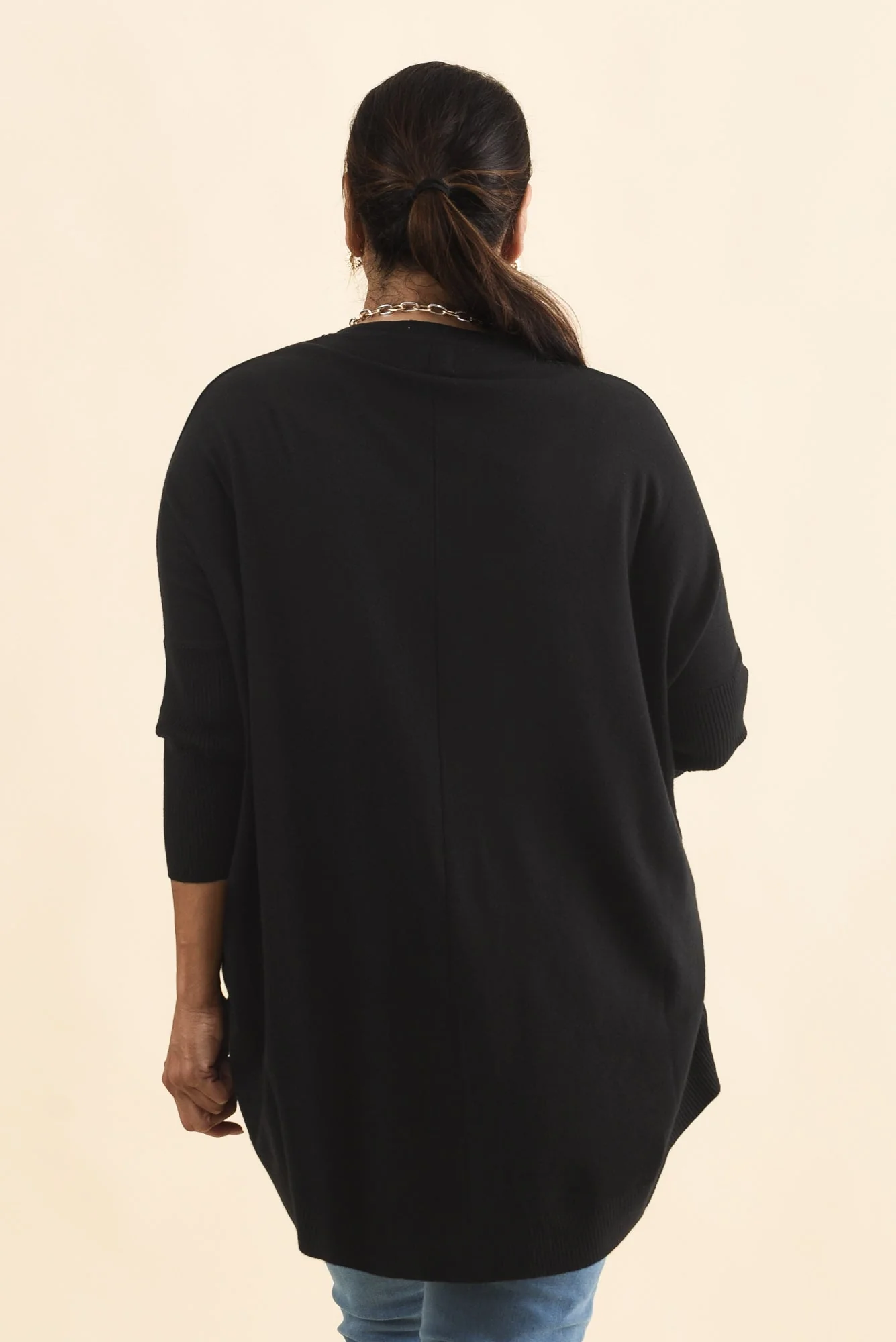 Helsinki Black Knit Pocket Sweater - Image 11