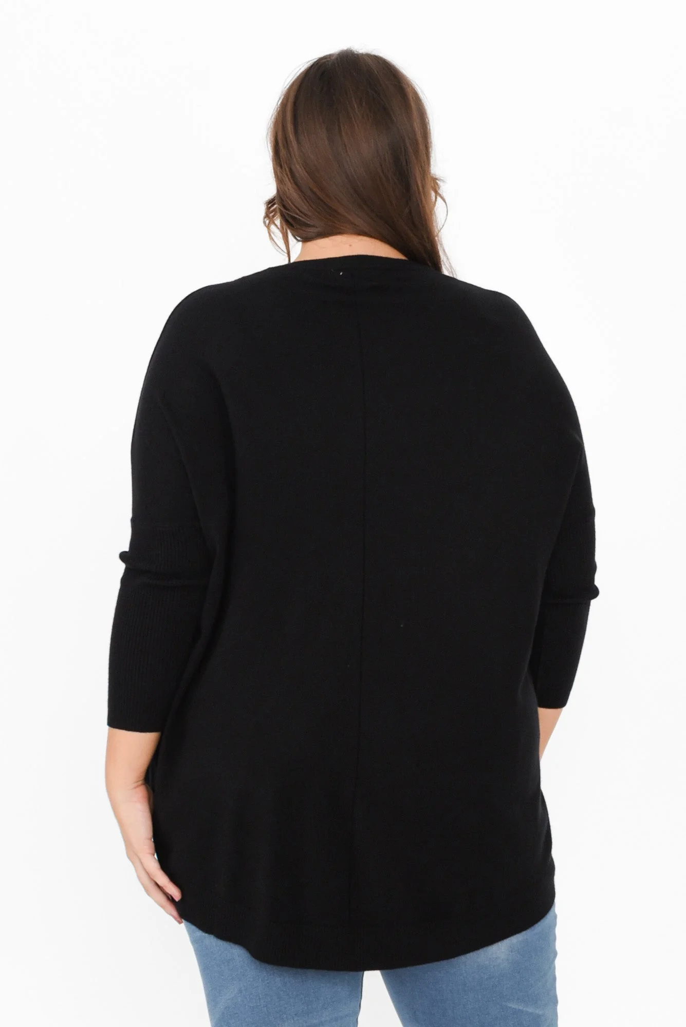 Helsinki Black Knit Pocket Sweater - Image 15