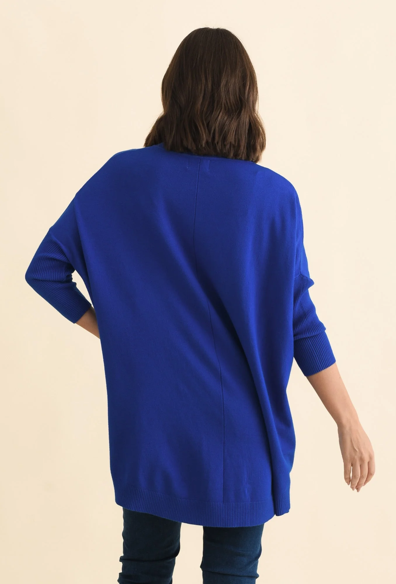 Helsinki Cobalt Knit Pocket Jumper - Image 4