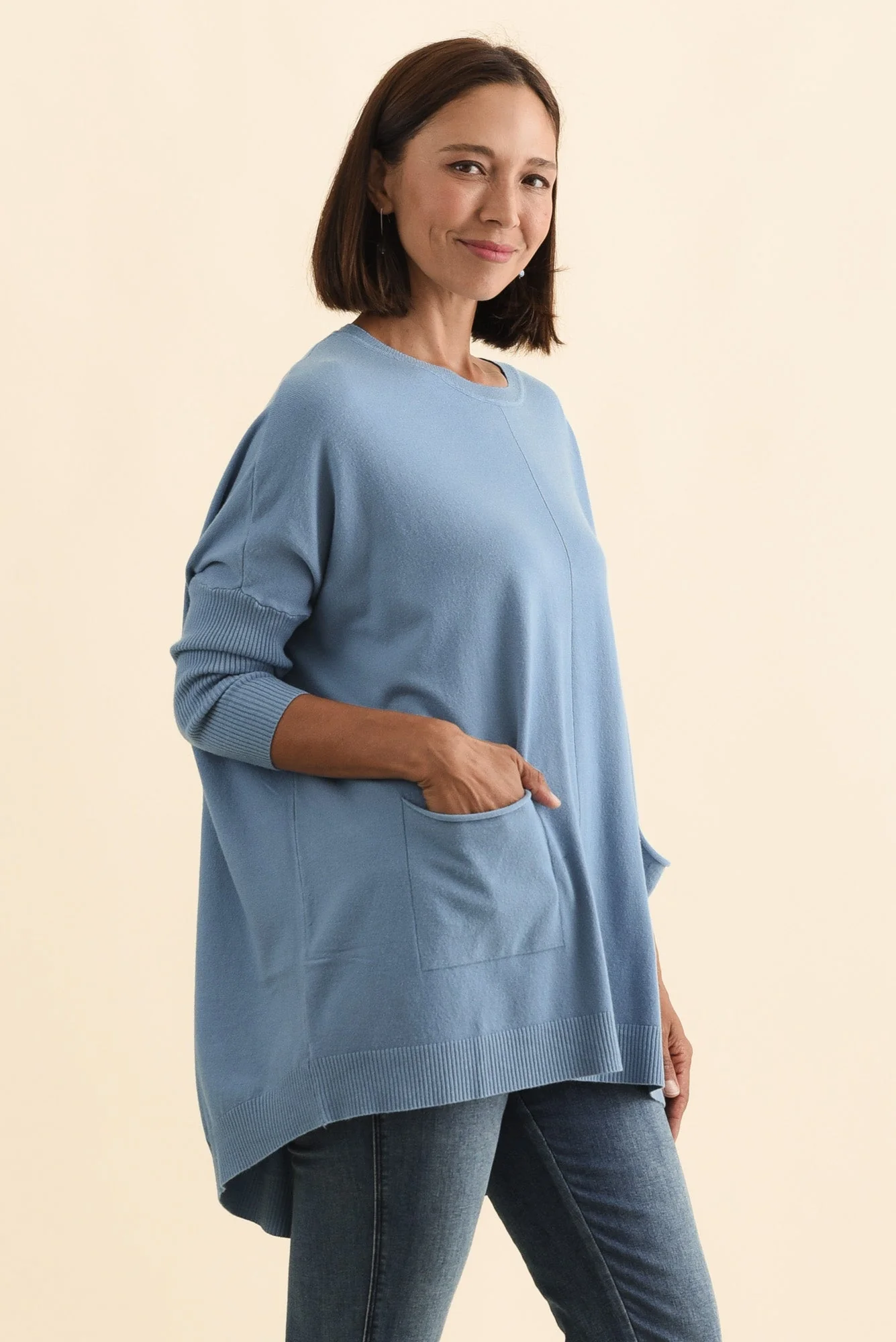 Helsinki Steel Knit Pocket Sweater - Image 4