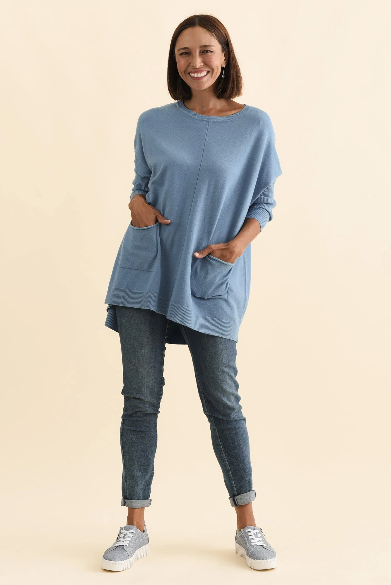 Helsinki Steel Knit Pocket Sweater - Image 7