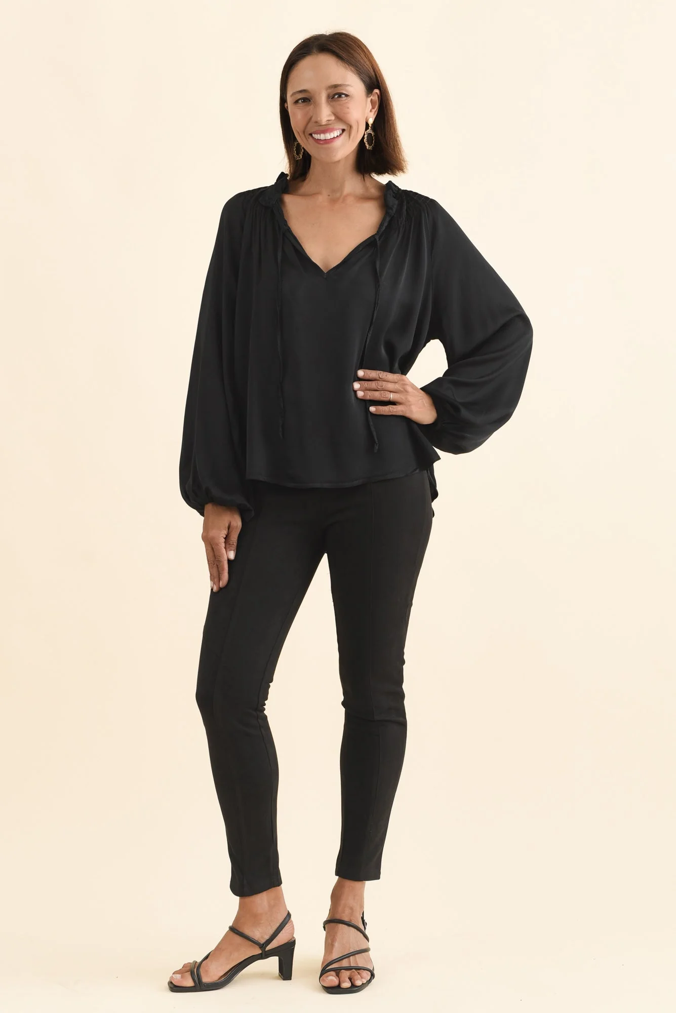 Husky Black Faux Suede Pants - Image 6