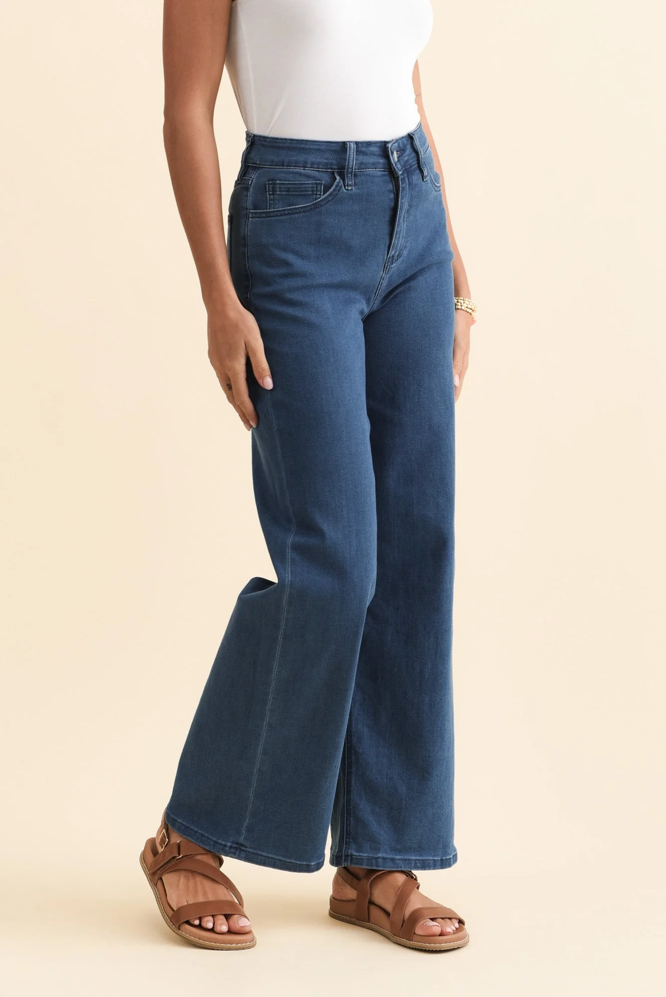 Imogen Blue Straight Leg Jeans - Image 4