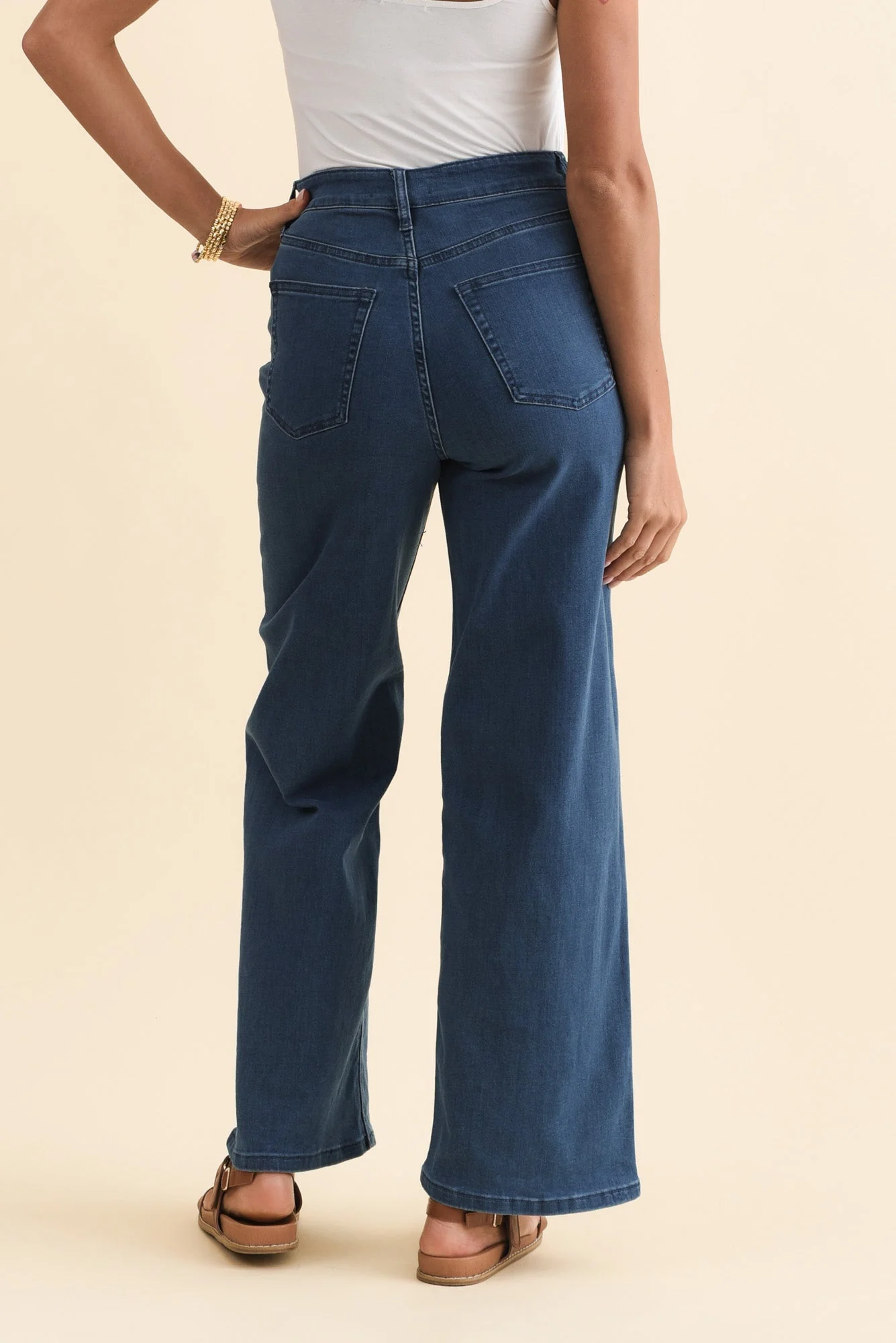 Imogen Blue Straight Leg Jeans - Image 5