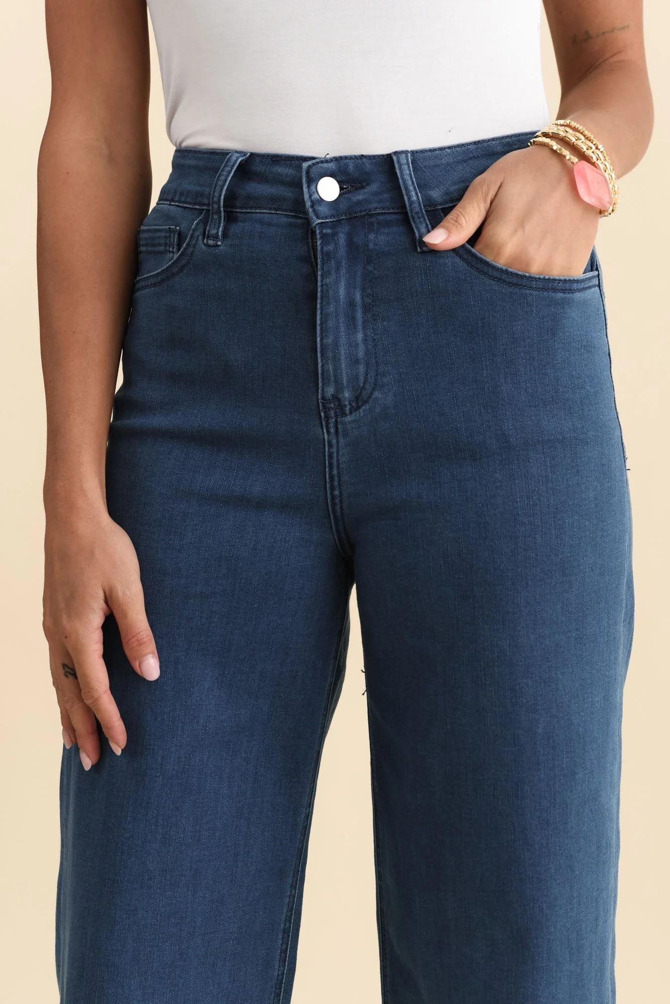 Imogen Blue Straight Leg Jeans - Image 6