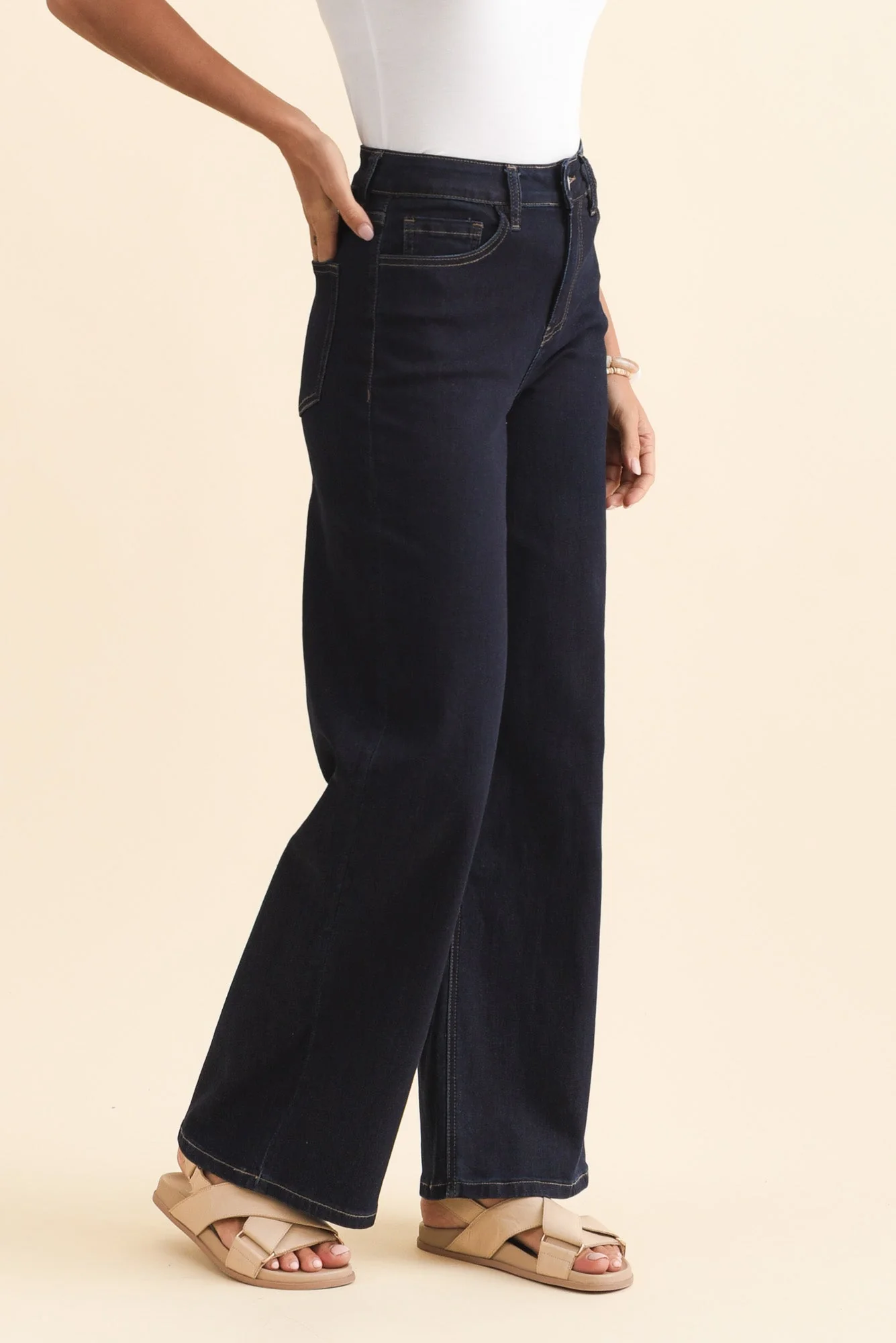 Imogen Indigo Straight Leg Jeans - Image 3