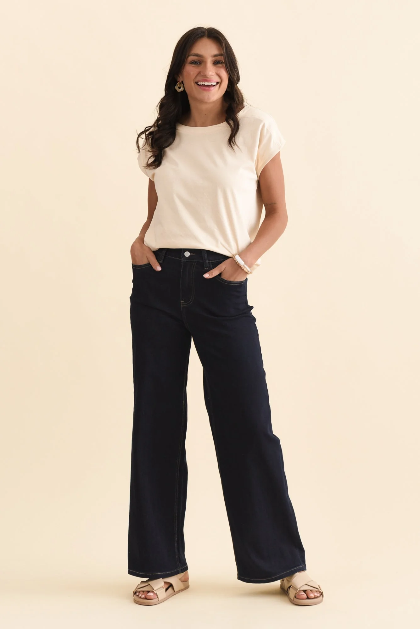 Imogen Indigo Straight Leg Jeans - Image 6